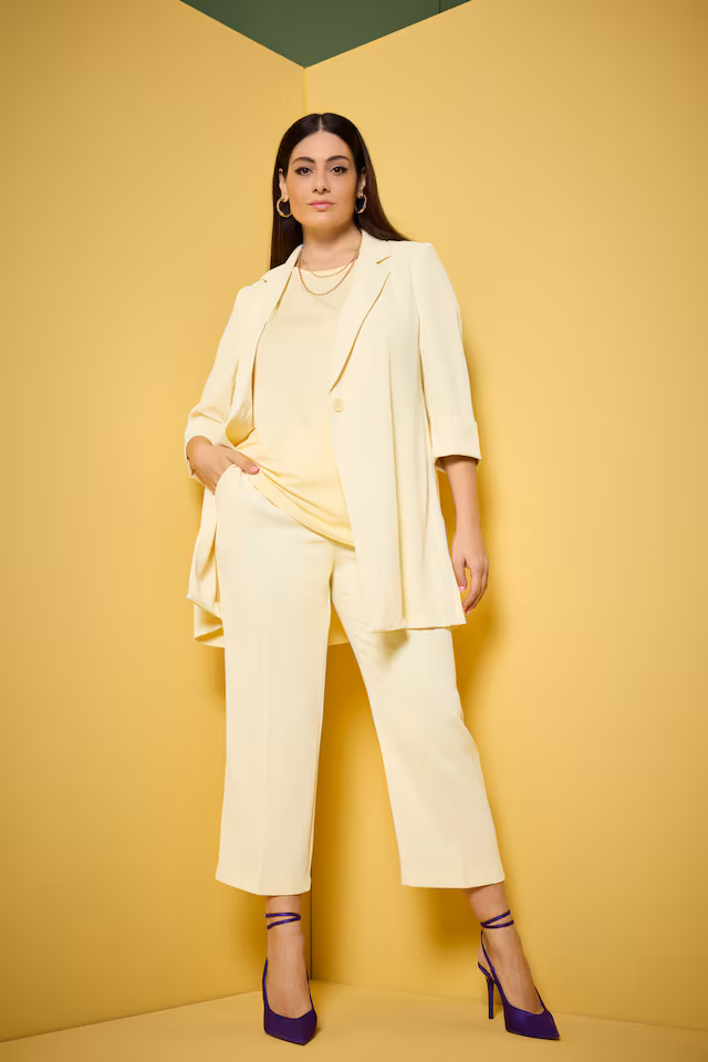Colorful 3/4 Sleeve Blazer