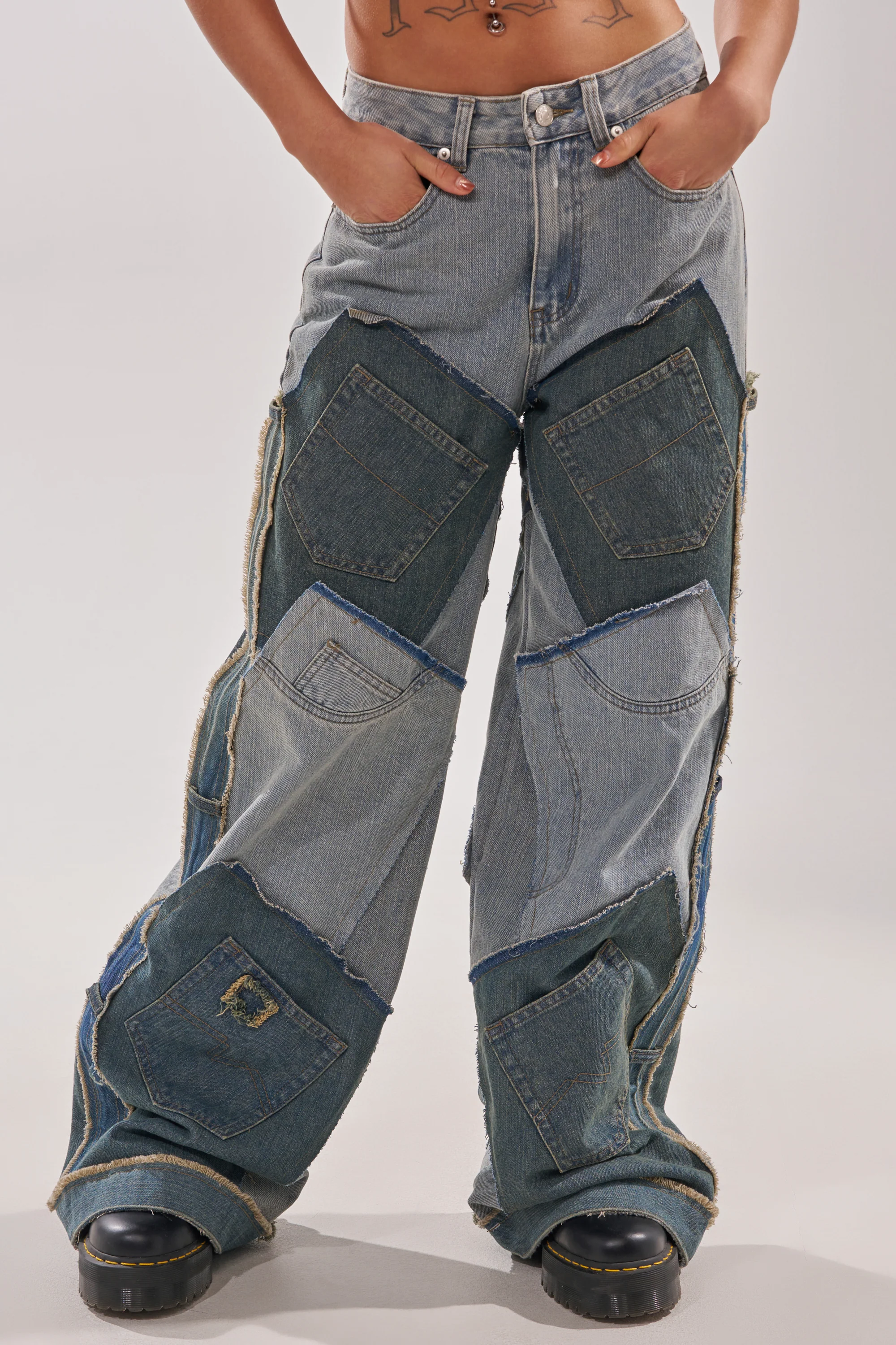 ALL THAT WIDE LEG DENIM JEANS - Akira Store