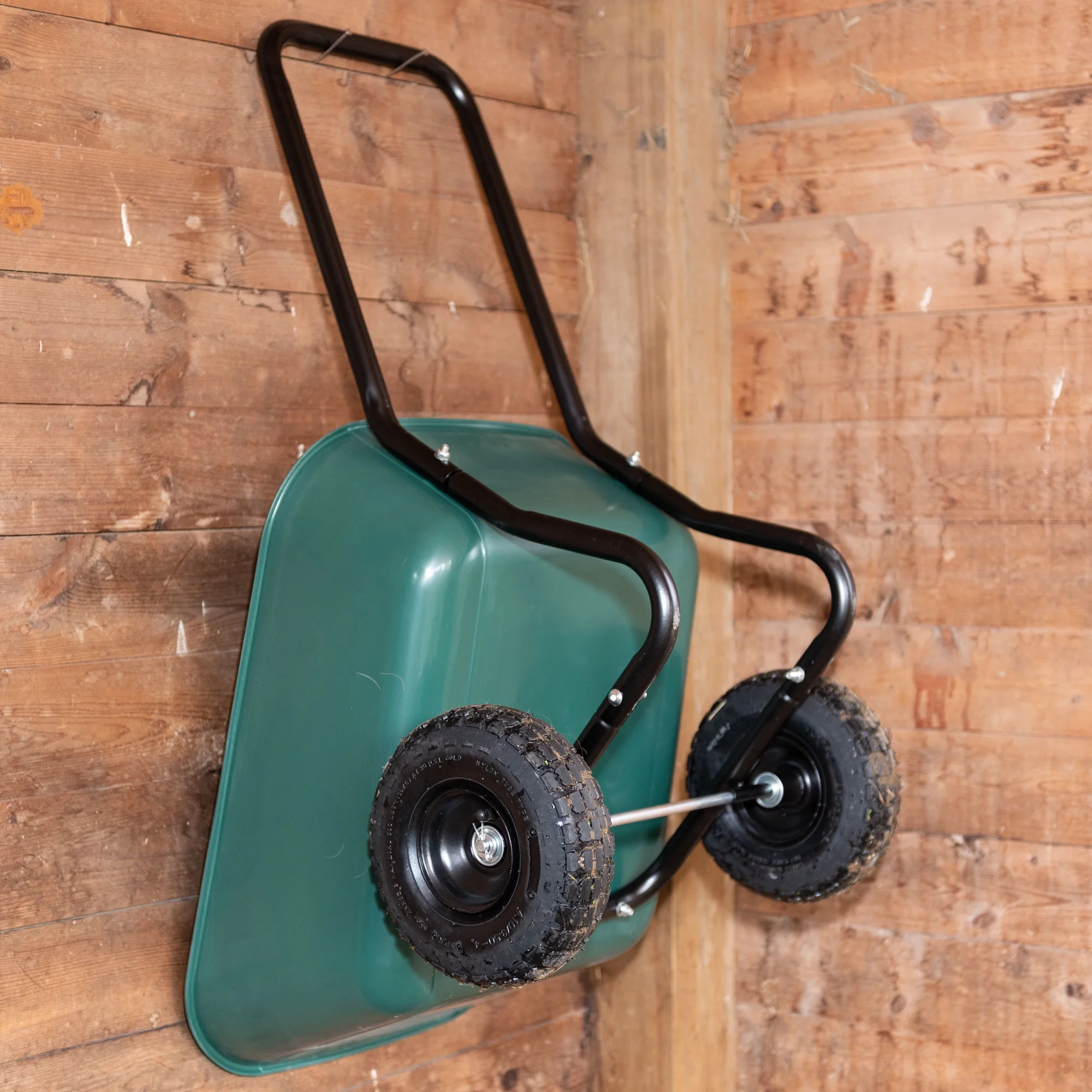 Garden Star Dual - Wheel, Poly Tray Garden Barrow Wheelbarrow