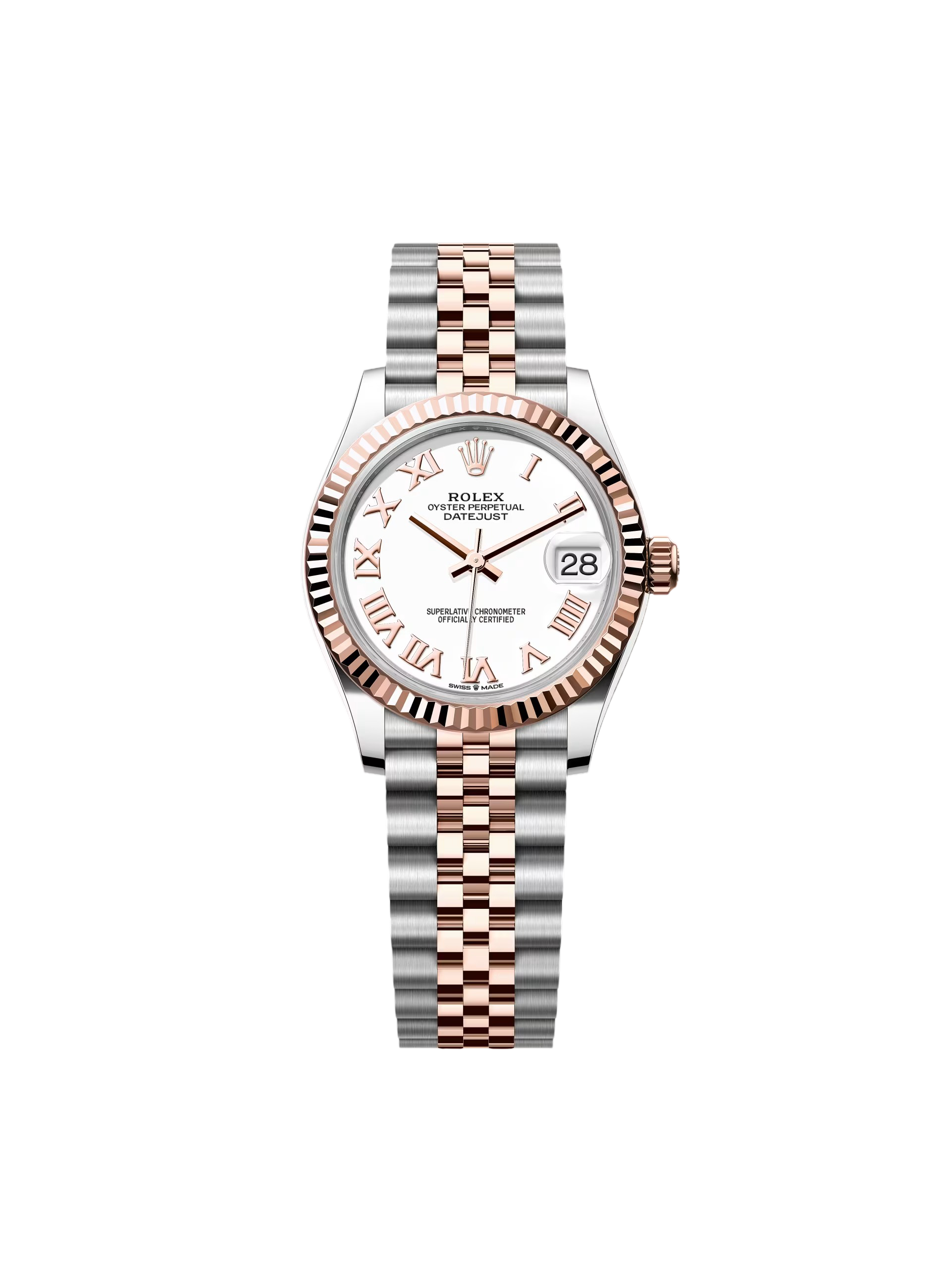 【Super Clone】RLX Datejust m278271-0001/0002 White 31mm Dial Oyster Bracelet Watch