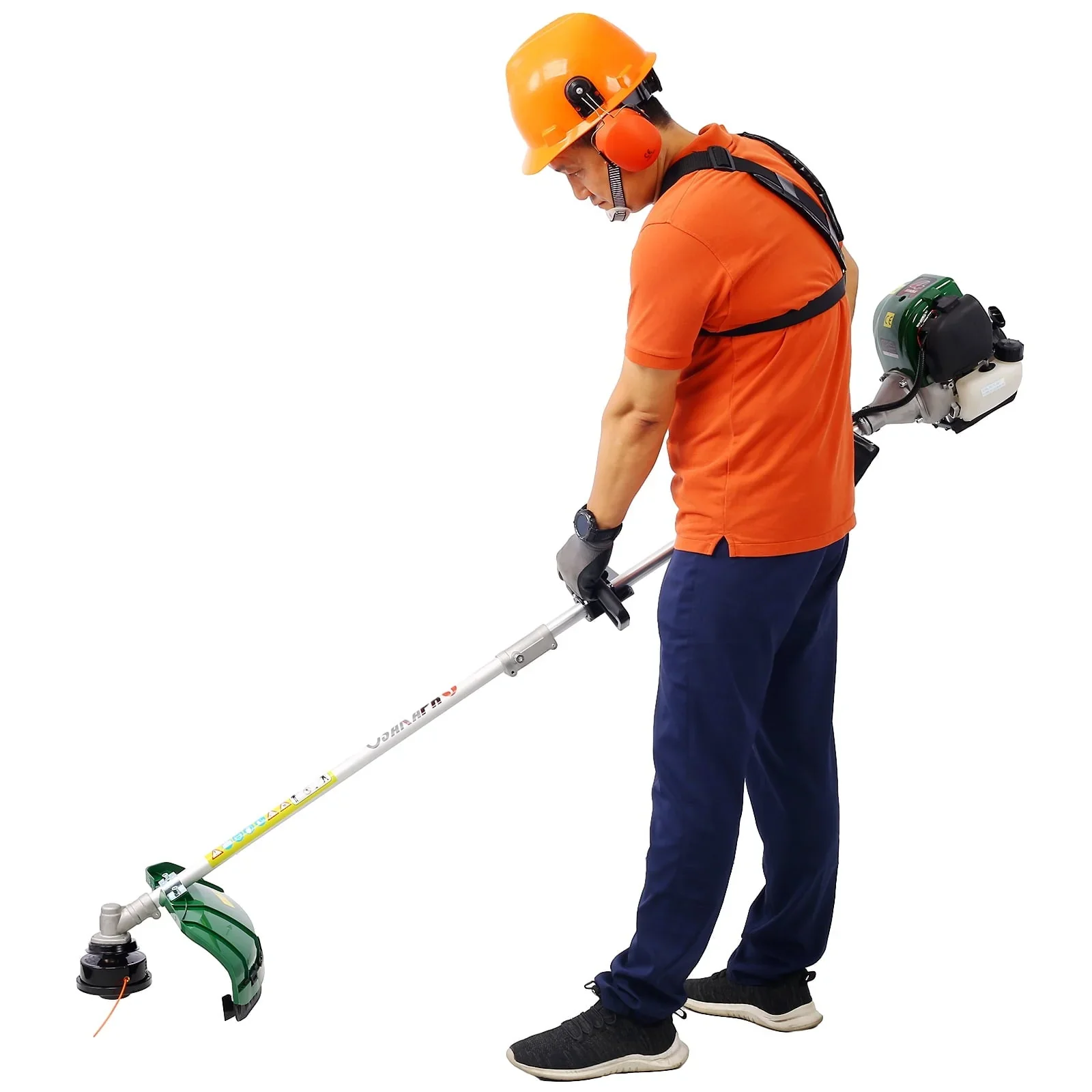 RONSHIN 9 In 1 Multi-Functional Trimming Tool with Gas Pole Saw Hedge Trimmer Grass Trimmer Brush Cutter 38cc 6500RPM 4-Cycle Garden Tools