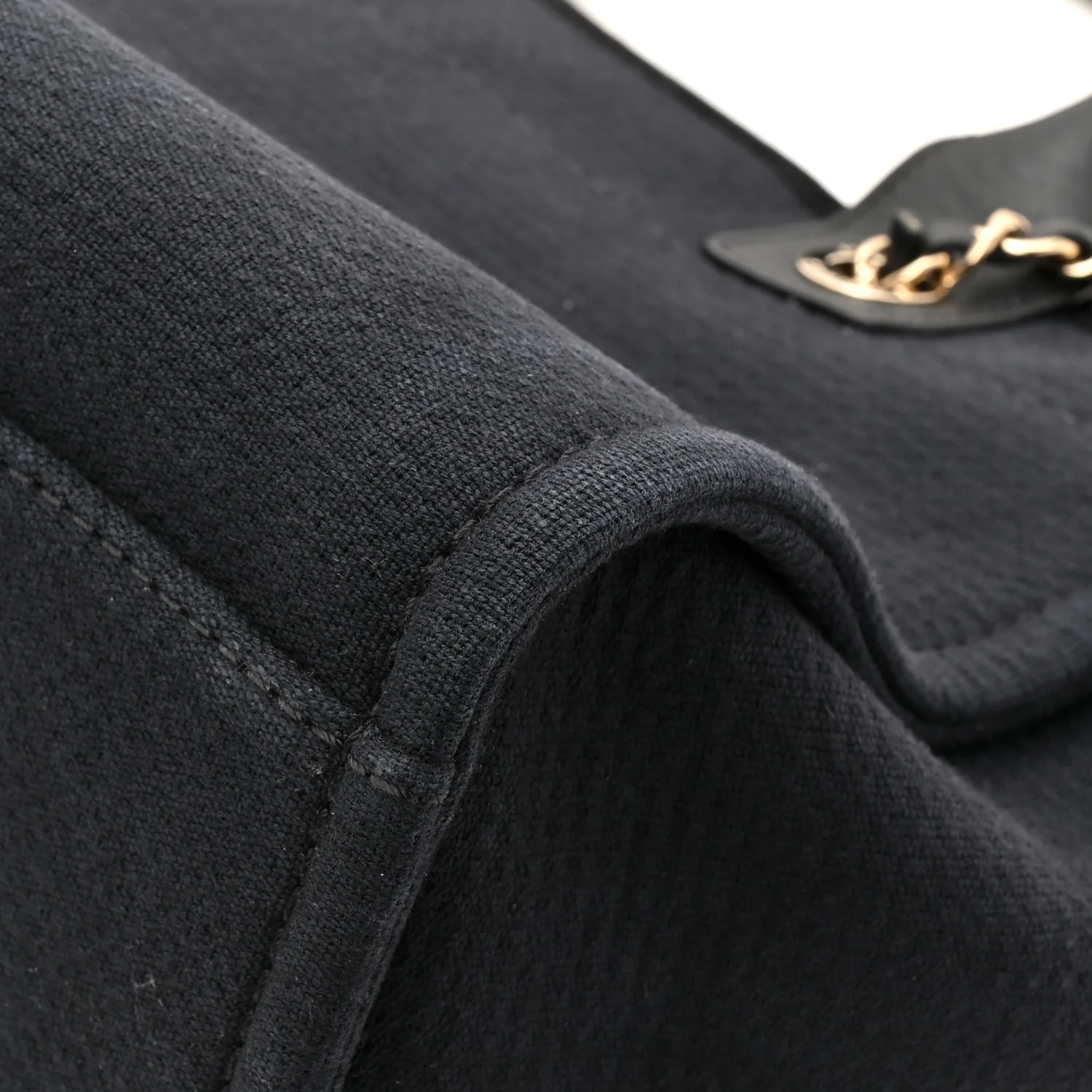 Mixed Fibers Small Deauville Tote Black