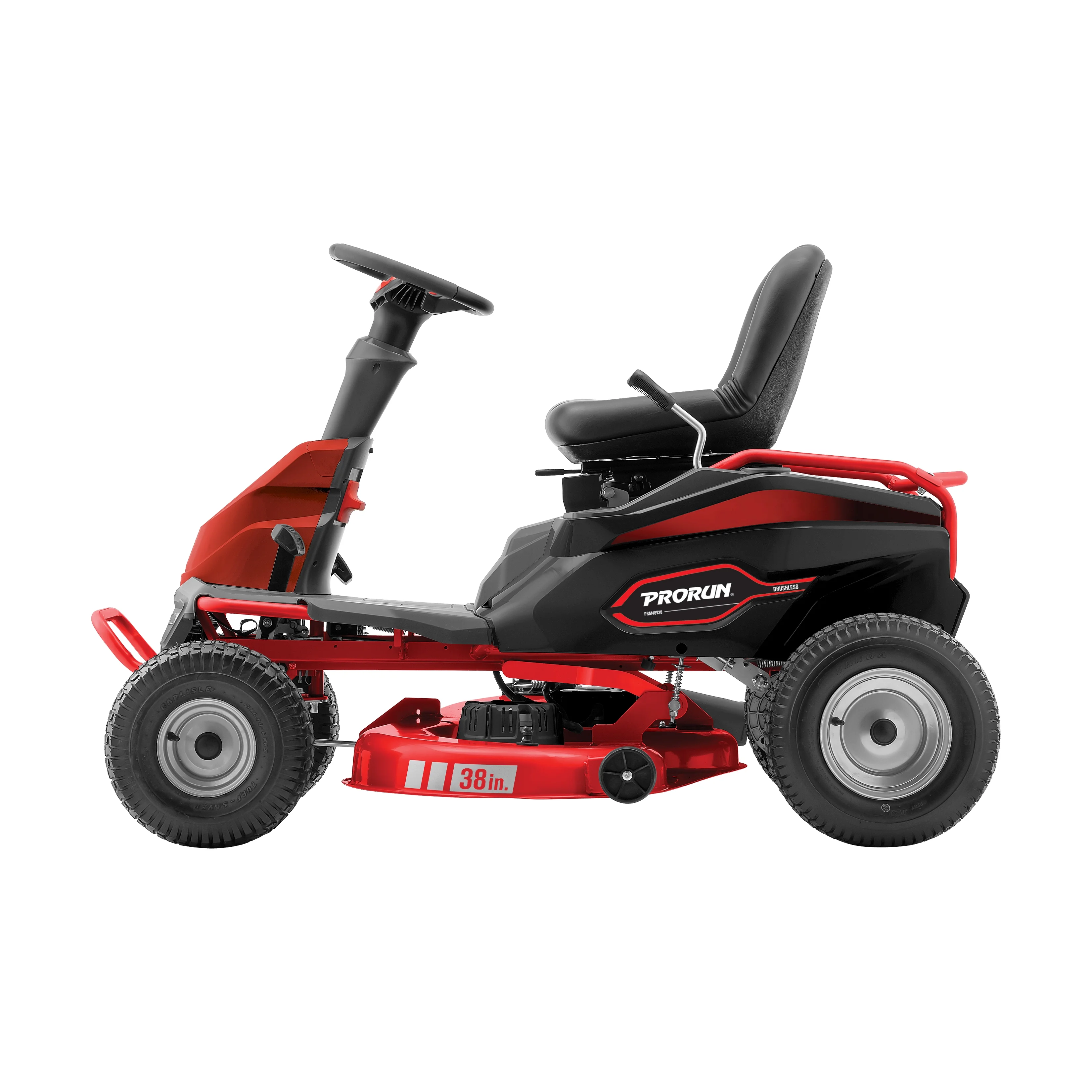 48V 38-in. Steel Deck Brushless Riding Lawn Mower with 75 Ah Battery and Charger - Image 2