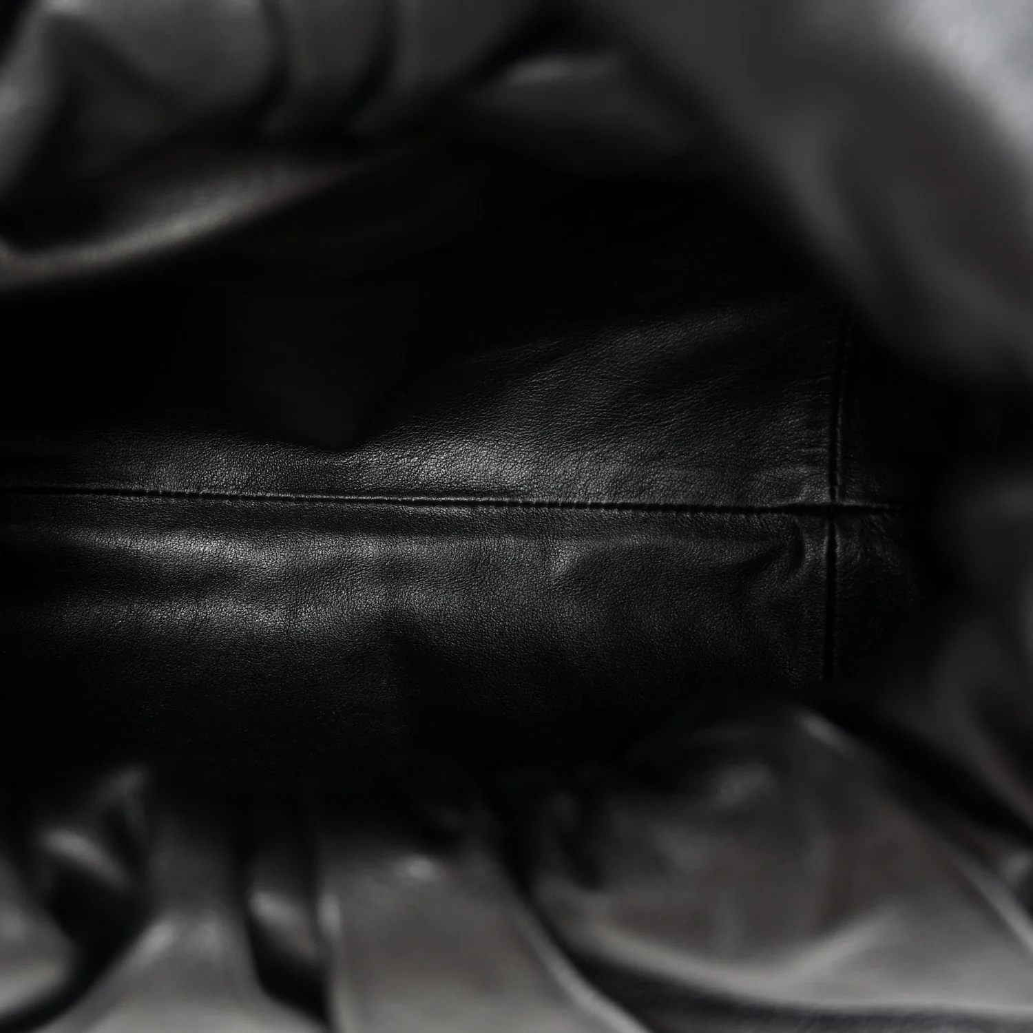 Smooth Butter Calfskin Small The Shoulder Pouch Black