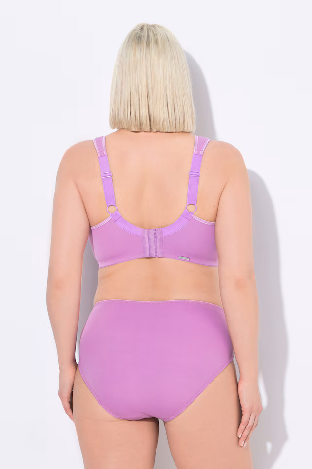 Satin Trim Wirefree Stretch Microfiber Wellness Bra