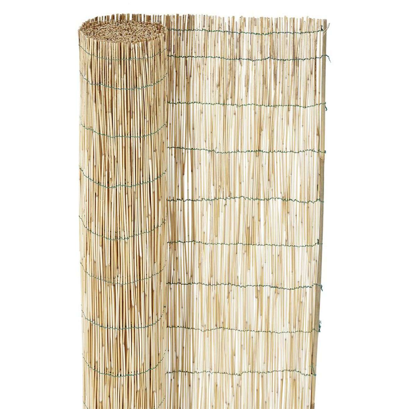 Canisse roseau pelé naturel brise-vue rouleau 120x500cm