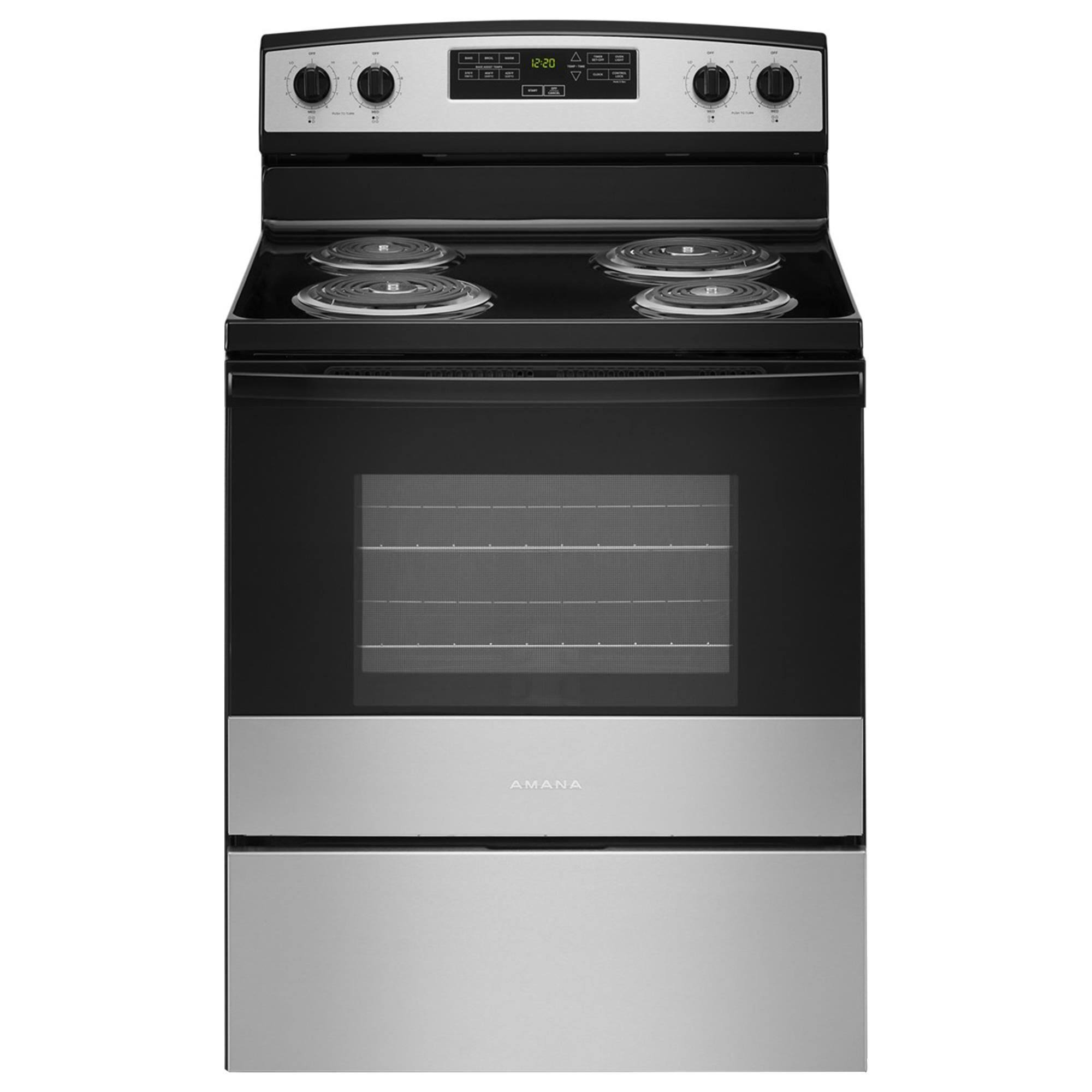 Amana 30-Inch Electric Range with Bake Assist Temps