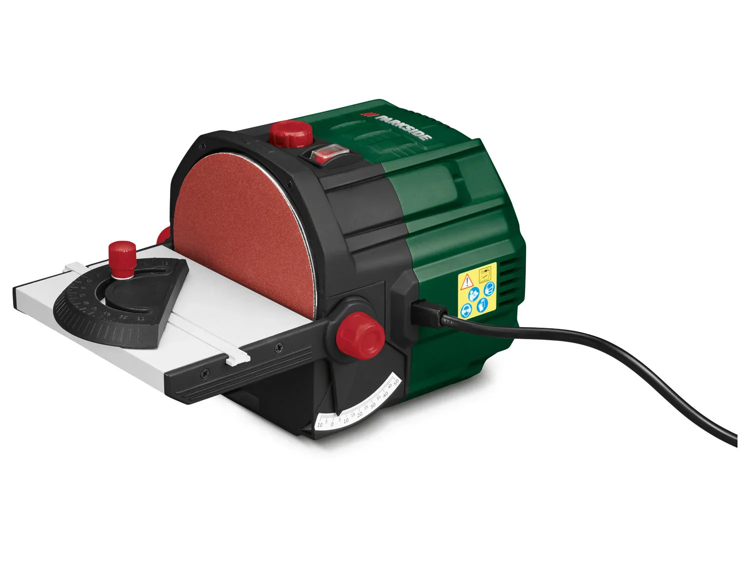 PARKSIDE Ponceuse  disque PTSG 140 D2, 6 papiers abrasifs inclus