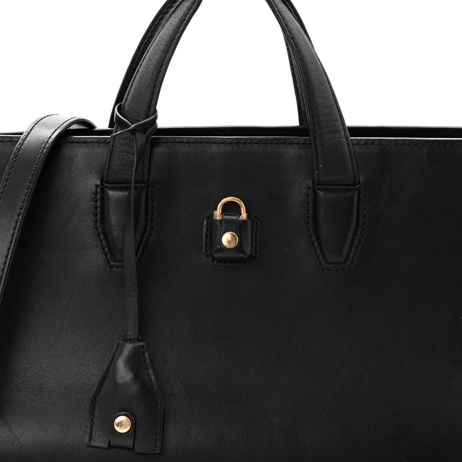 Calfskin Pelican Satchel Black