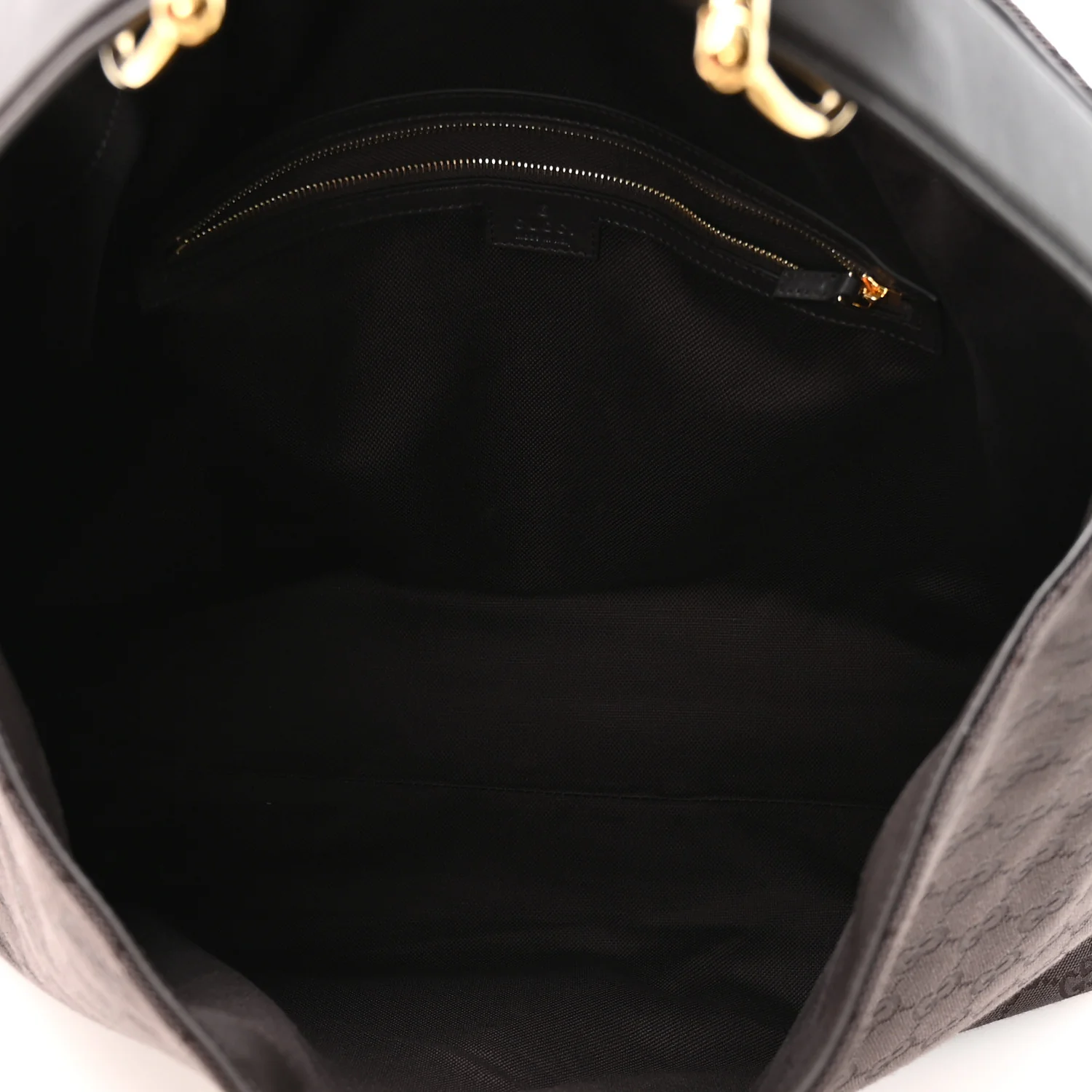 GG Supreme Monogram Large Beatrix Tote Dark Brown