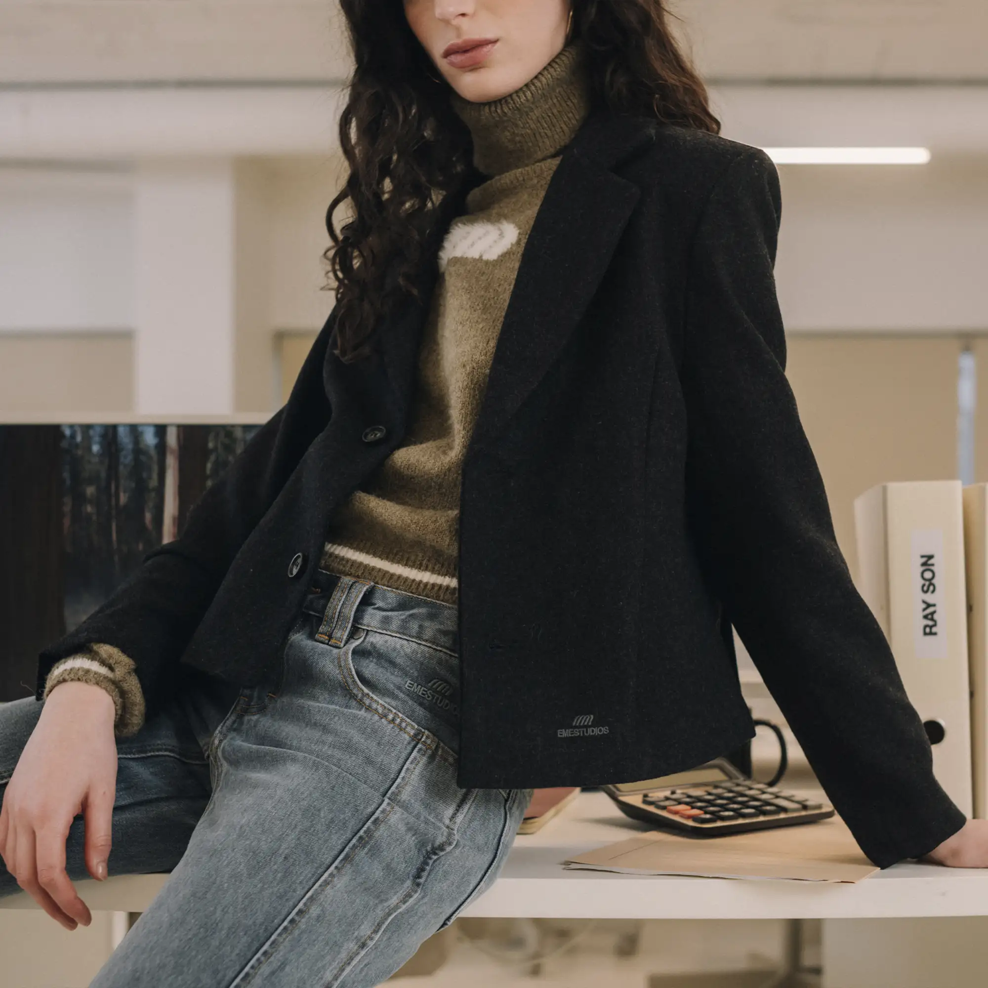 Katherine Slate Grey Blazer