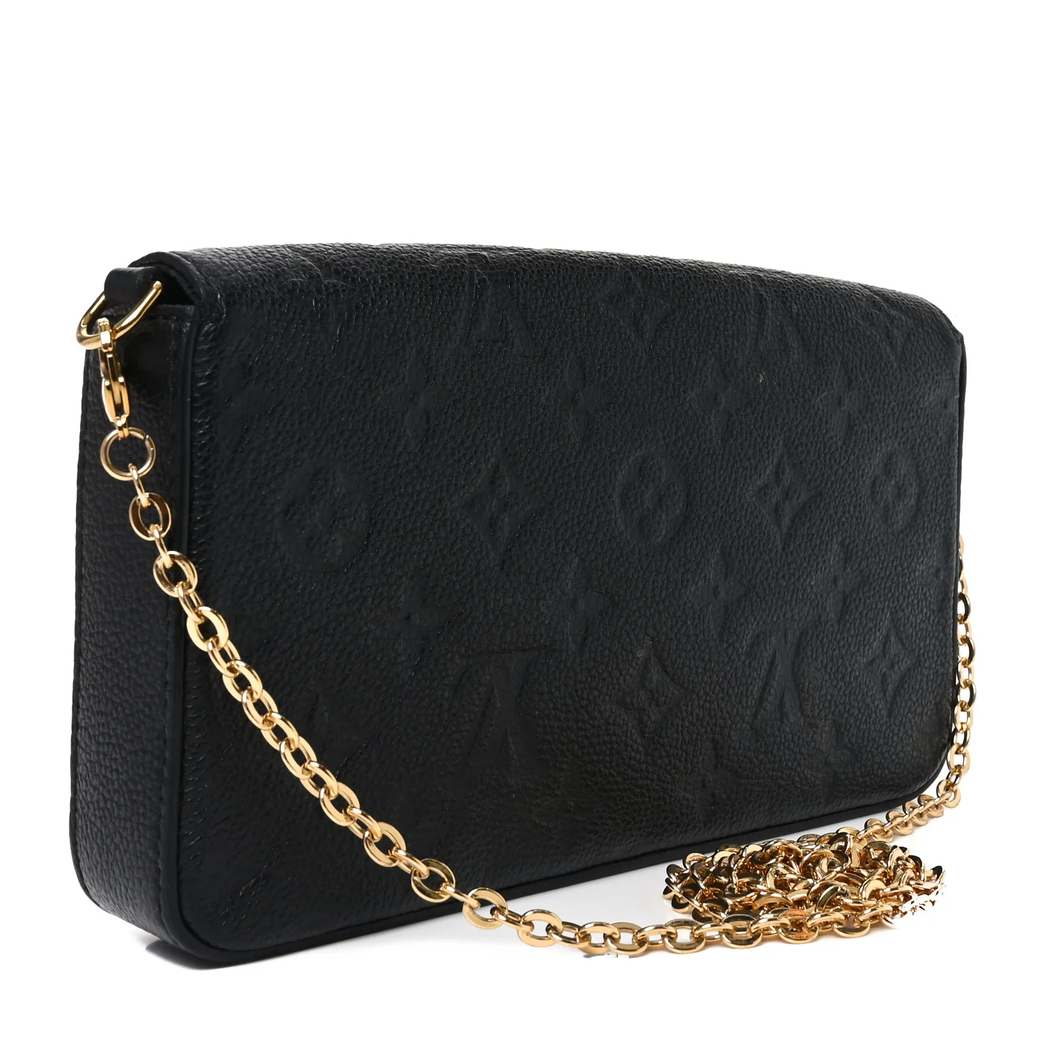 Empreinte Pochette Felicie Chain Wallet Black