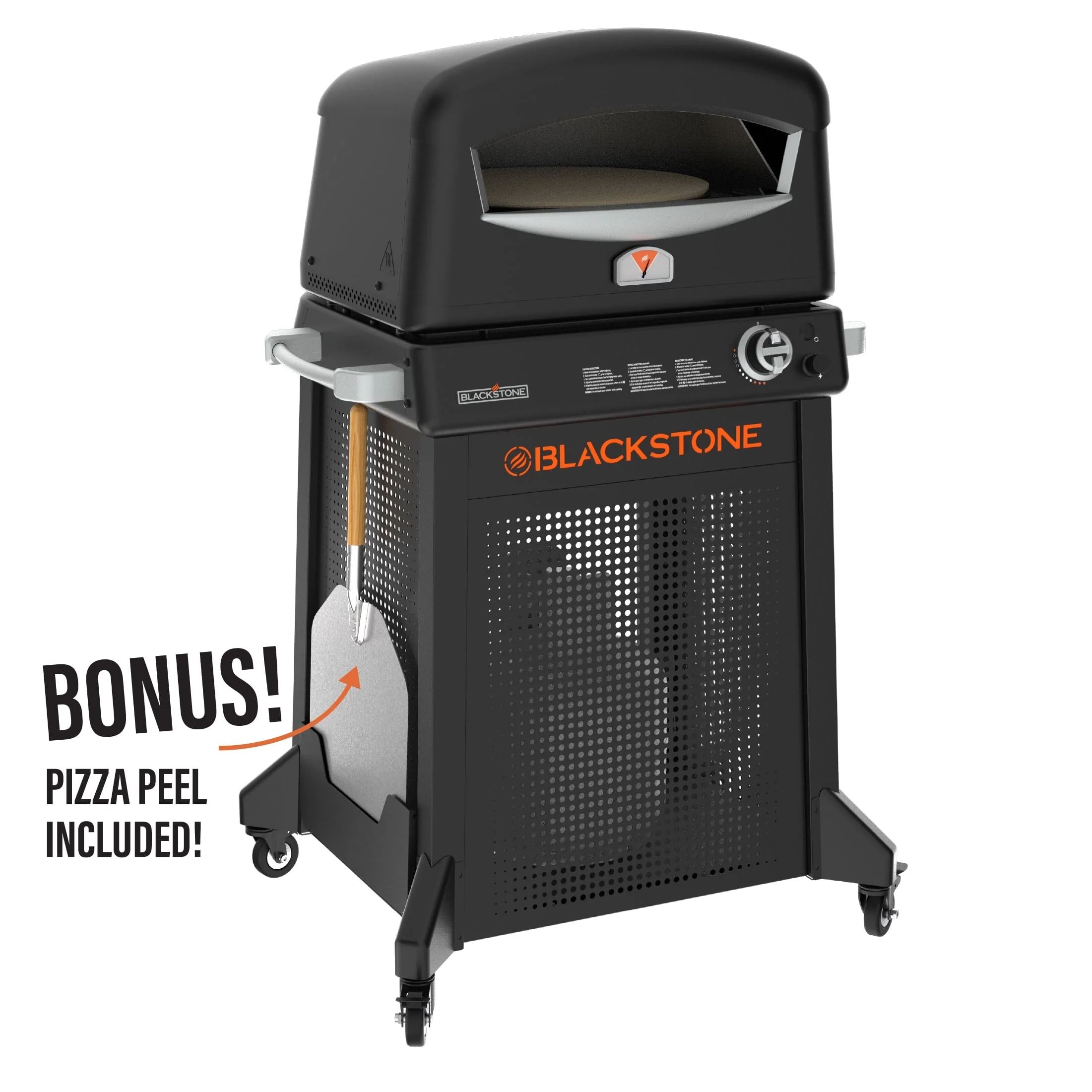 Propane Outdoor Pizza Oven with Stand and Pizza Peel