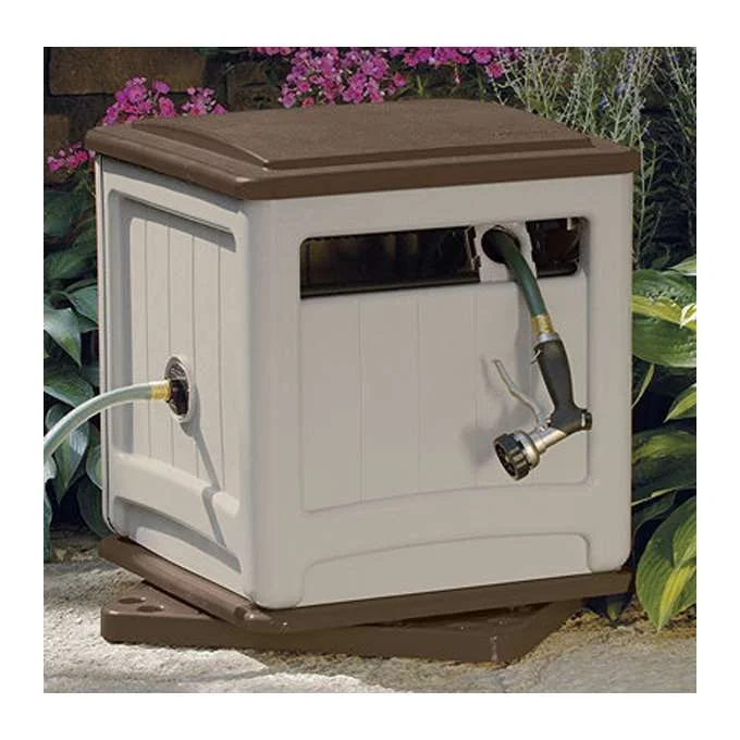 SSM200B 225' Capacity Hideaway Swivel Hose Reel for 5/8" Hoses, Taupe - Image 4
