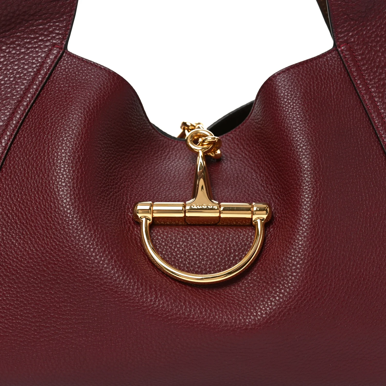 Grained Calfskin Softbit Maxi Shoulder Bag Rosso