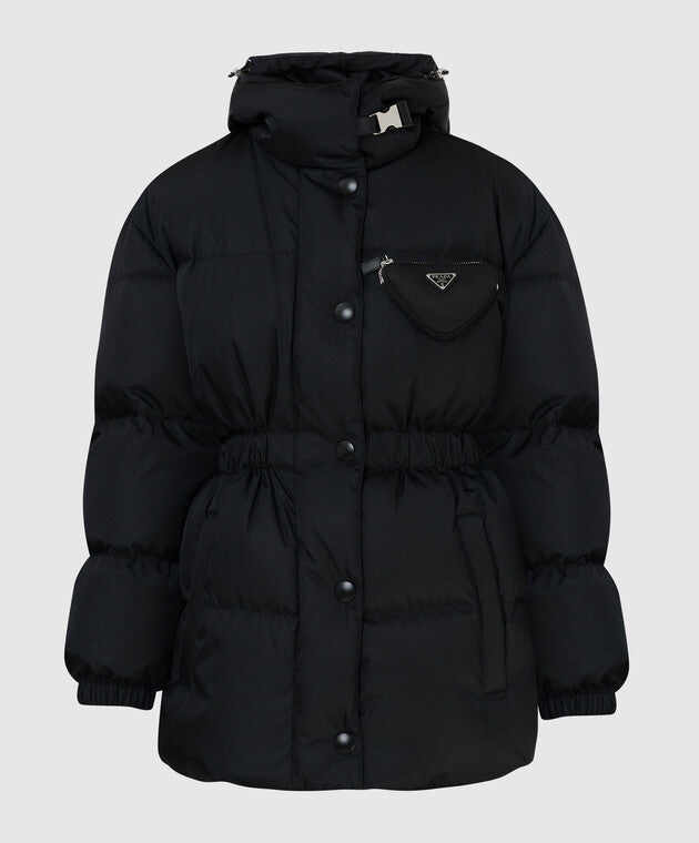 【プラダ】入手困難*ナイロン フード付ダウンジャケット レディース