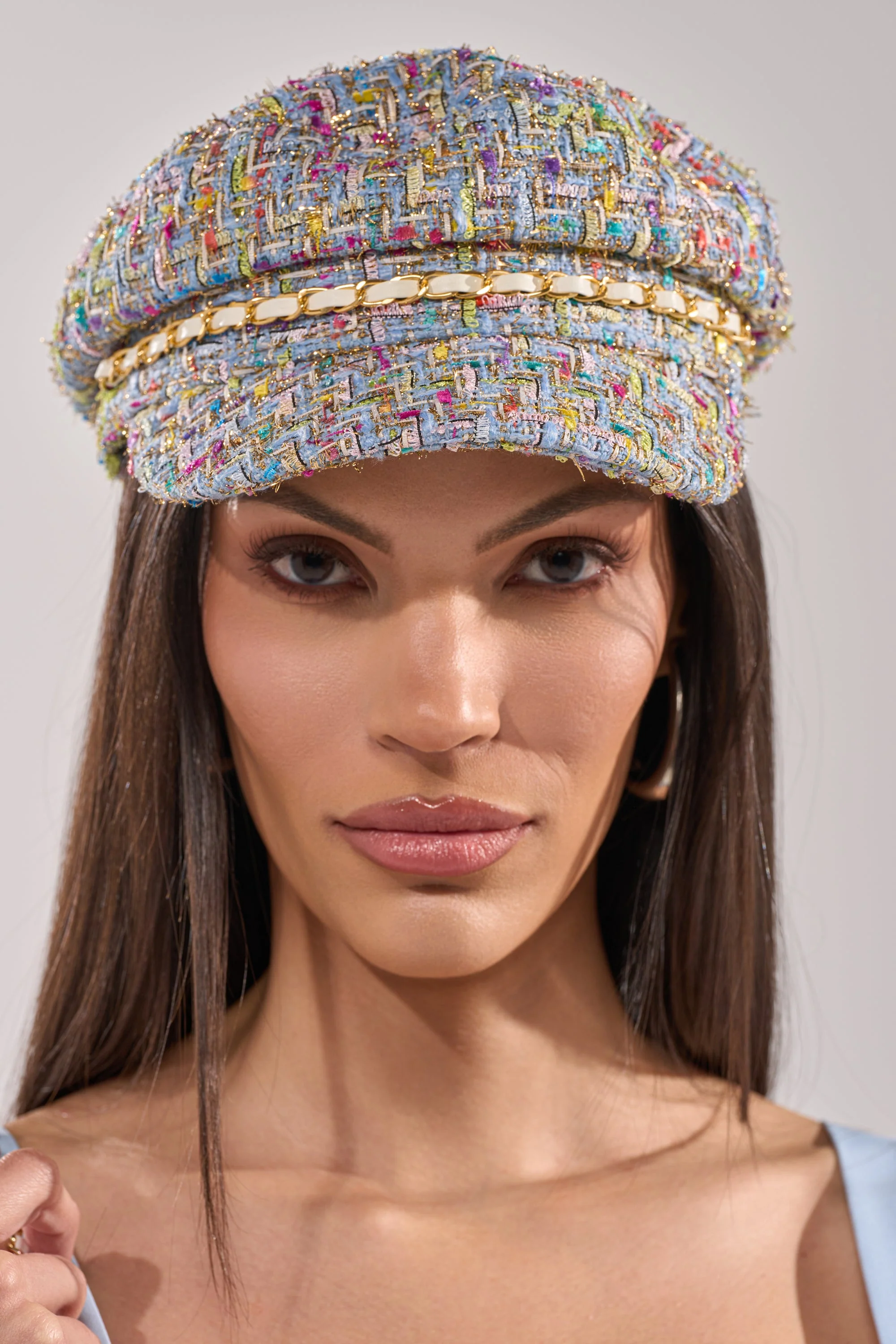 I HAVE CLASS TWEED BRIM HAT - Akira Store