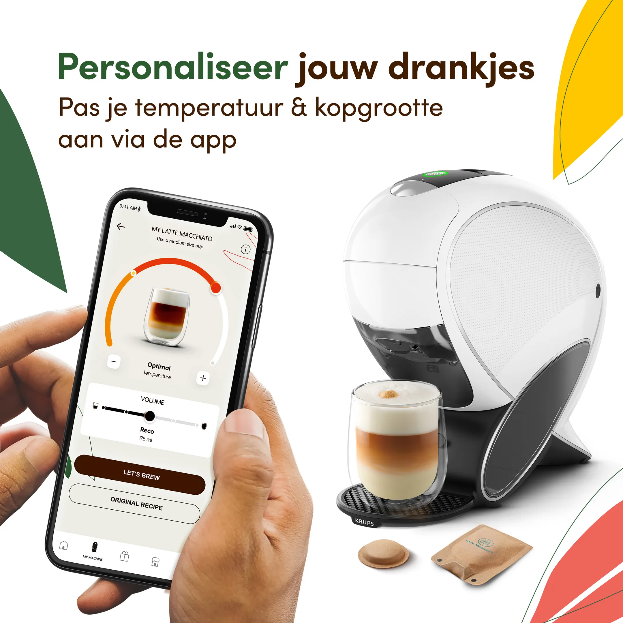 Krups Koffiemachine NESCAFÉ Dolce Gusto NEO LATTE wit KP850110