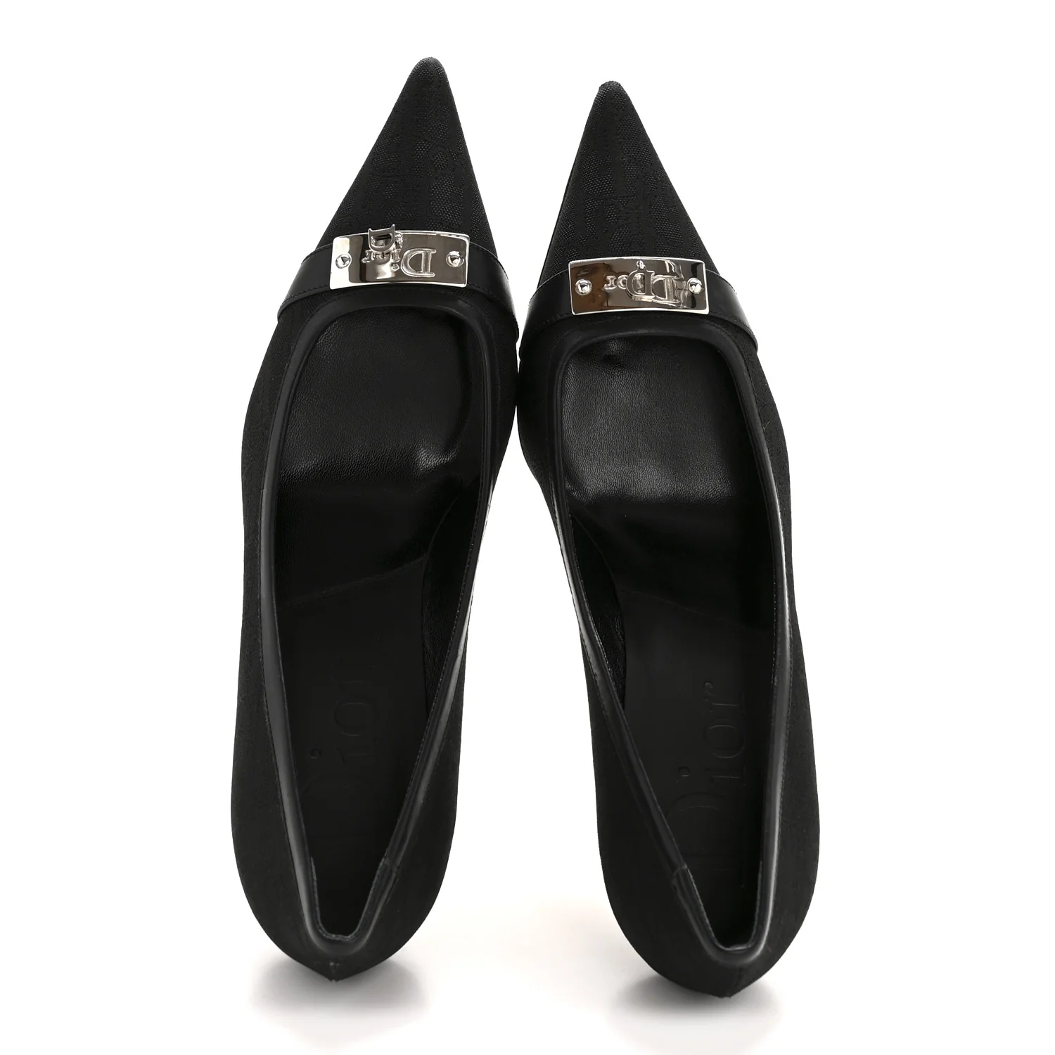 Oblique Canvas Street Chic Pumps 37 Black
