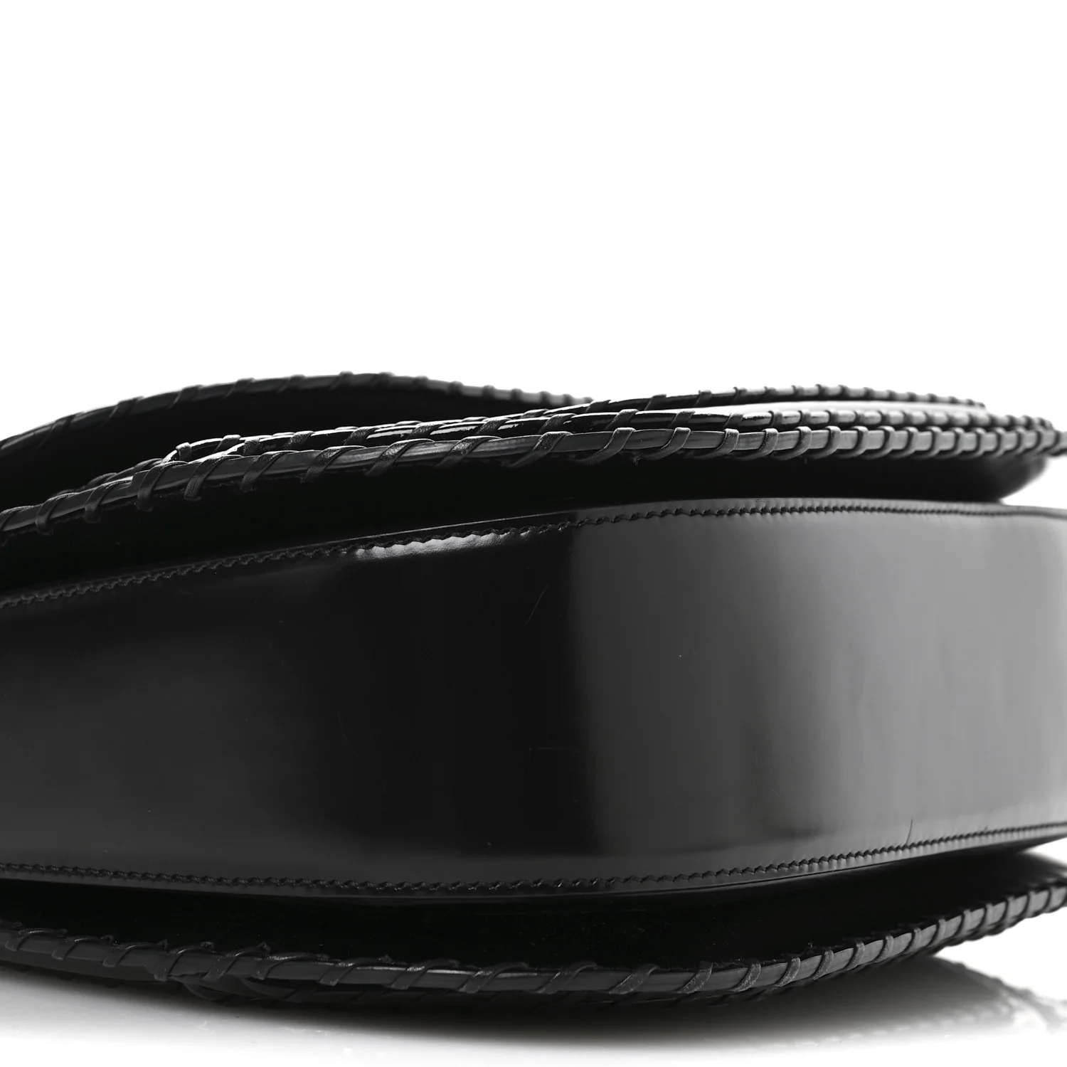 Pony Hair New Bamboo Medium Top Handle Bag Black