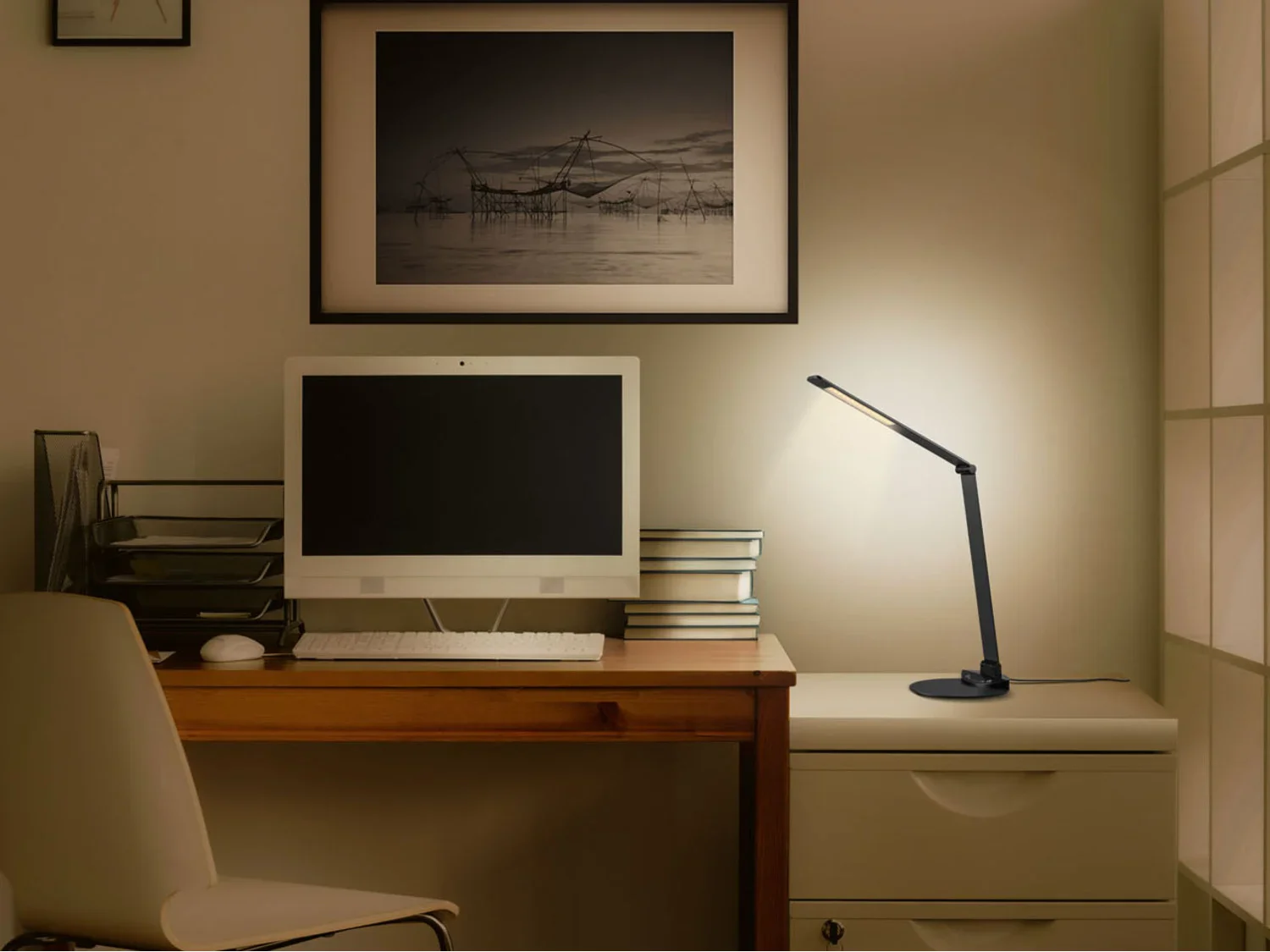 LIVARNO home Lampe de bureau LED avec bras flexible, 6,5 W