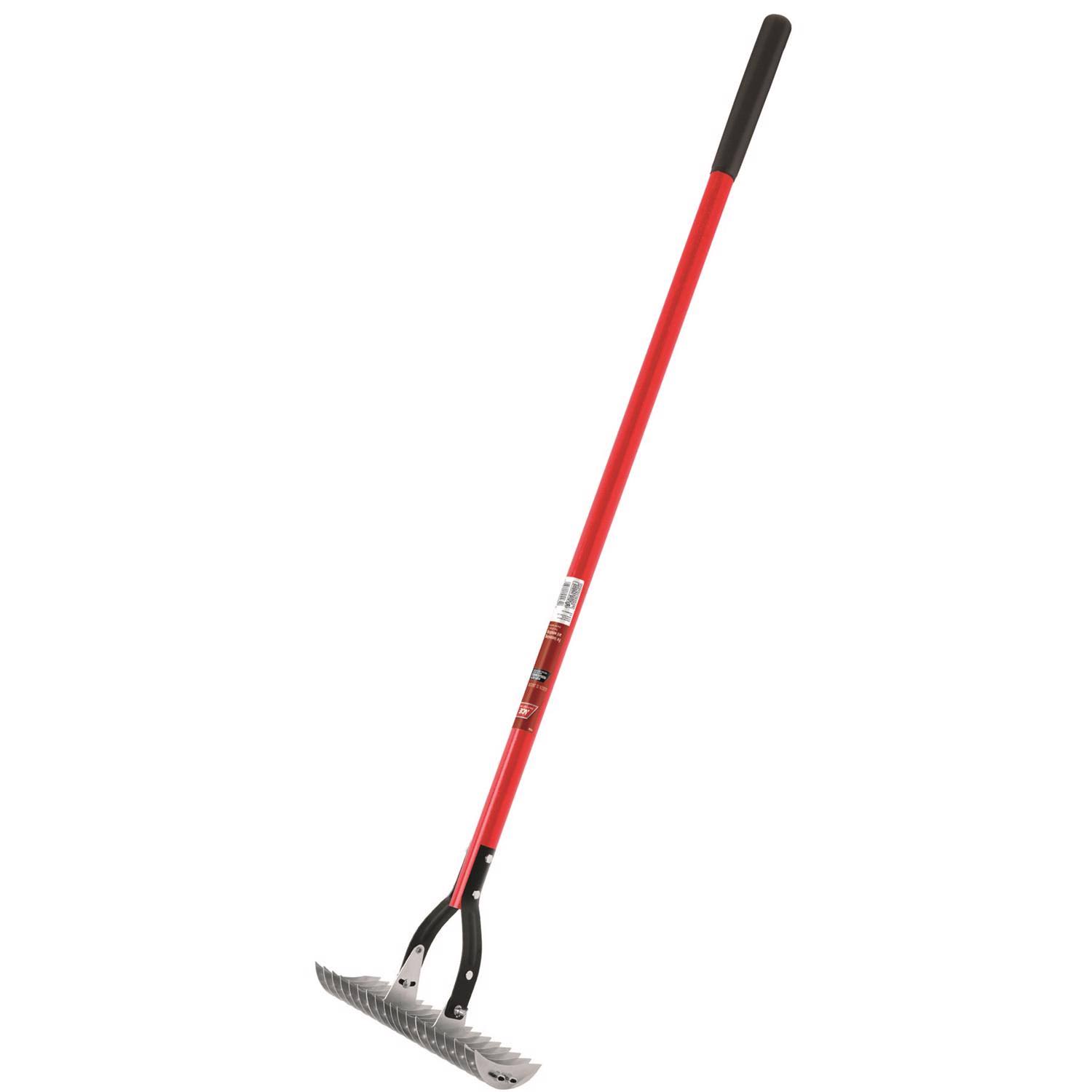Ace 19 Tine Steel Thatching Rake Wood Handle