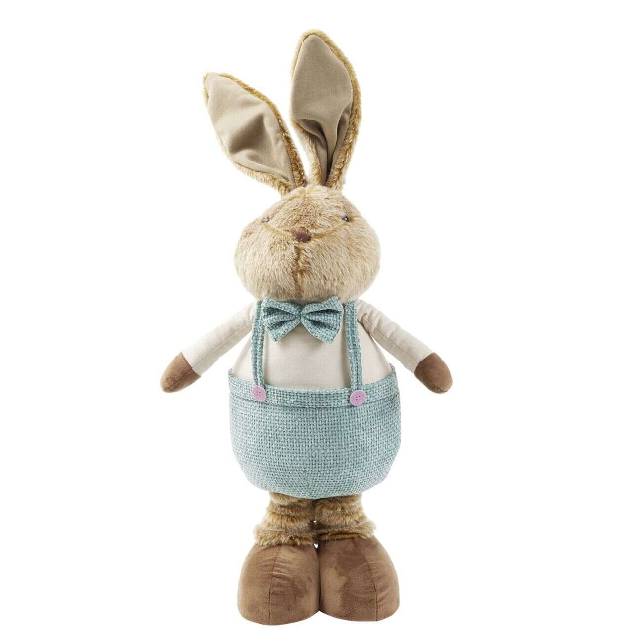 Décoration à poser lapin rétactable jambes extensibles H150cm (2 modèles)