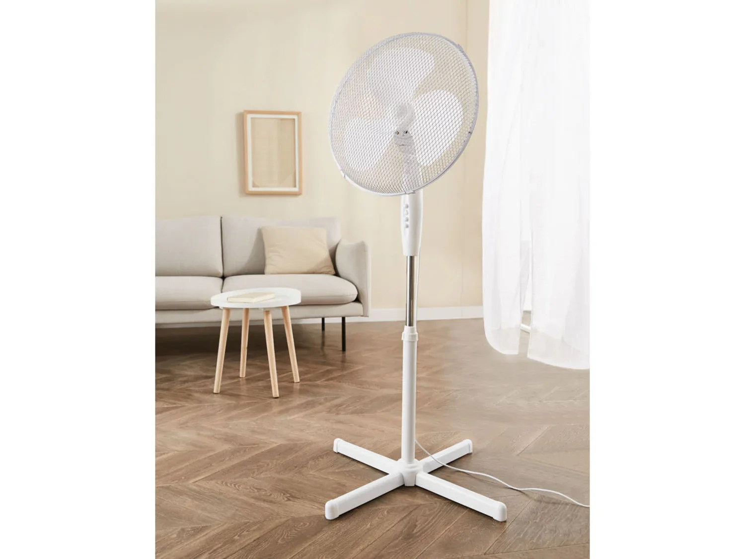 SILVERCREST Ventilateur sur pied, 3 vitesses, 45 W