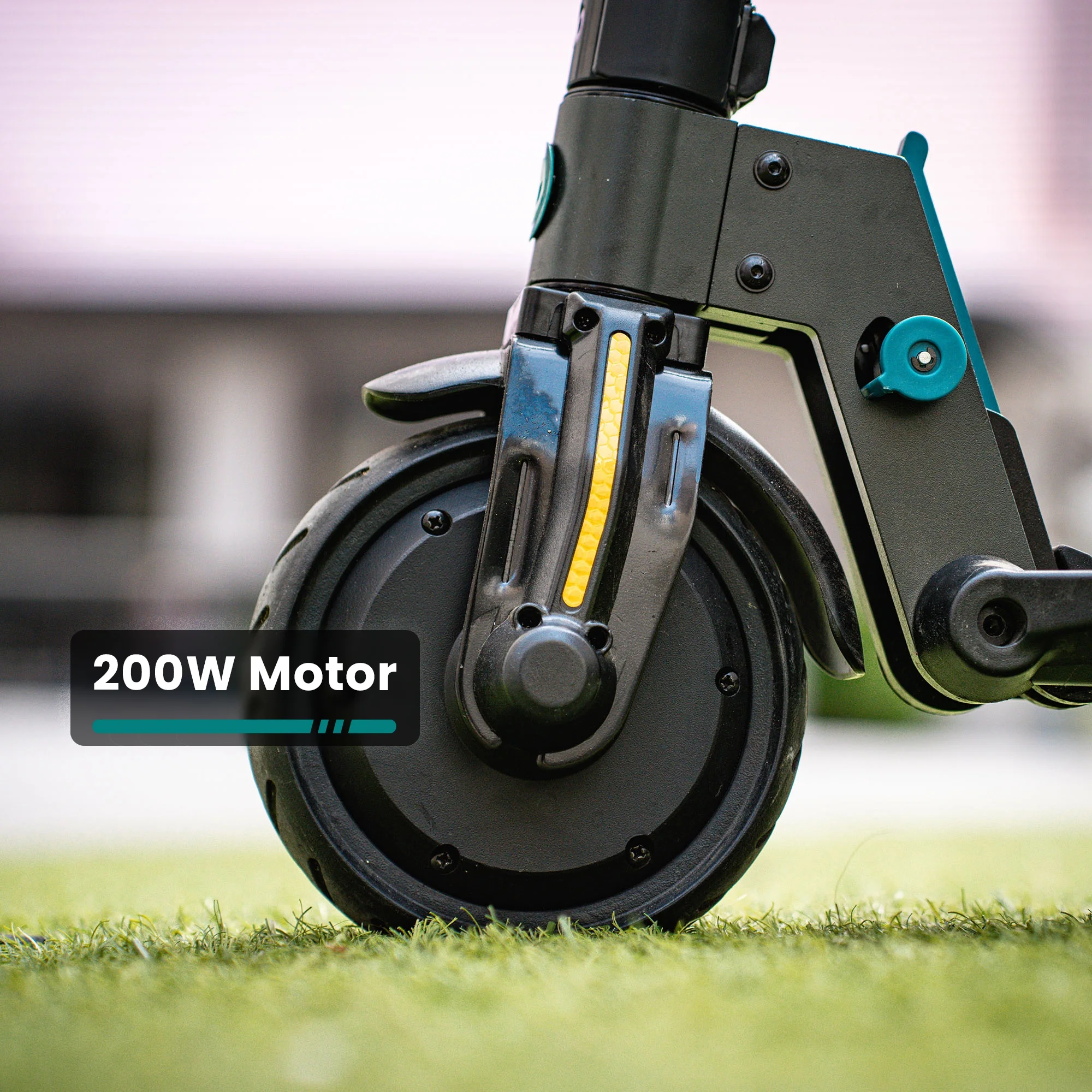 G2Plus Foldable Electric Scooter for Adult Teens Age of 8+ with 6" Tires, 200W 12mph, Gray(Black) - Image 3