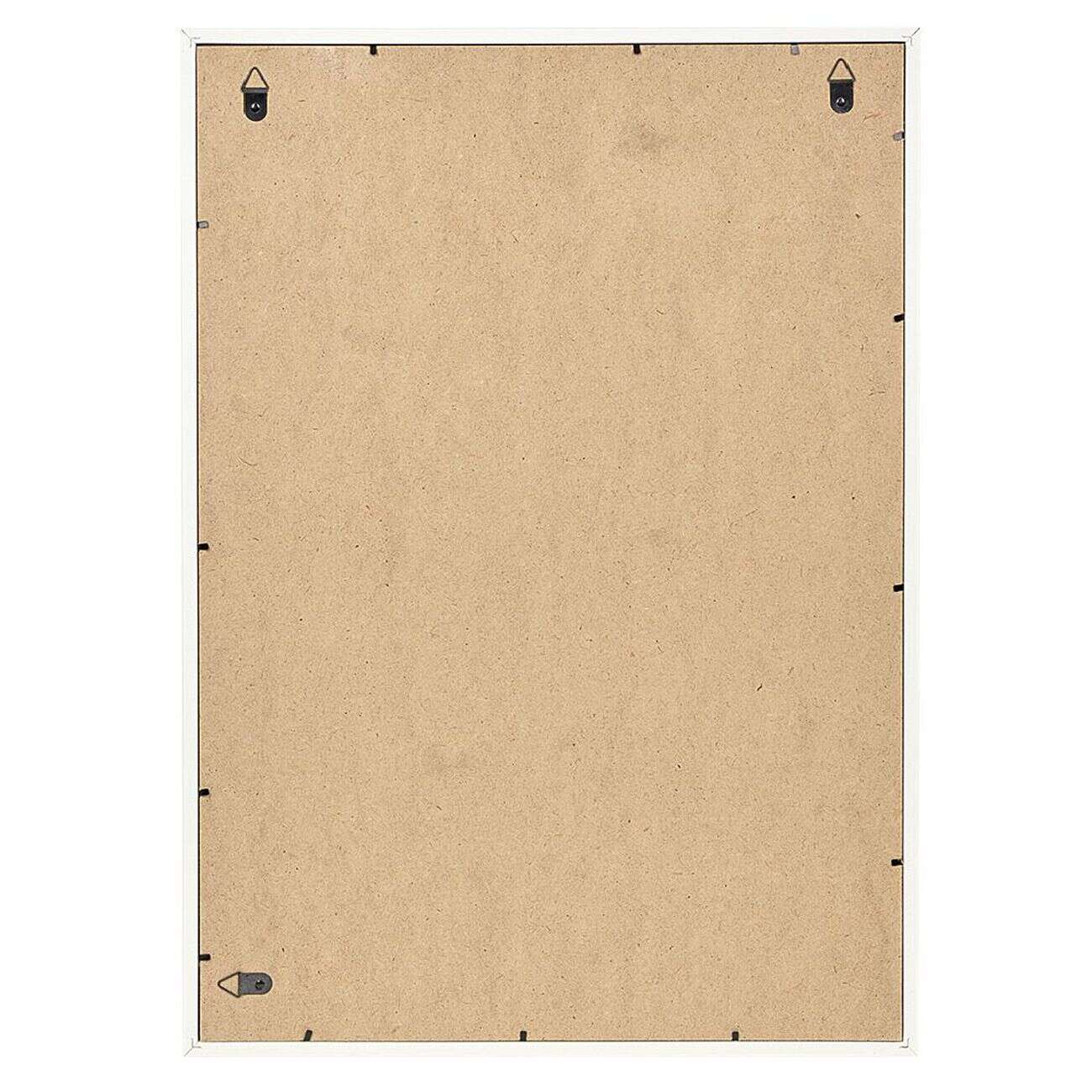 Cadre photo bois blanc 50x70cm pour photo 40x50cm