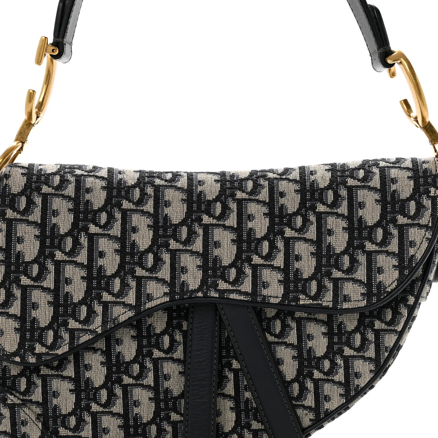 Oblique Saddle Bag Blue