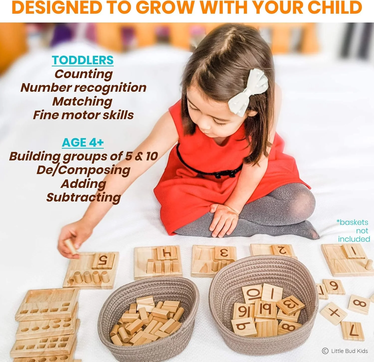 Counting Pegs Ten Frame Math Game with Addition and Subtraction Flash Cards
