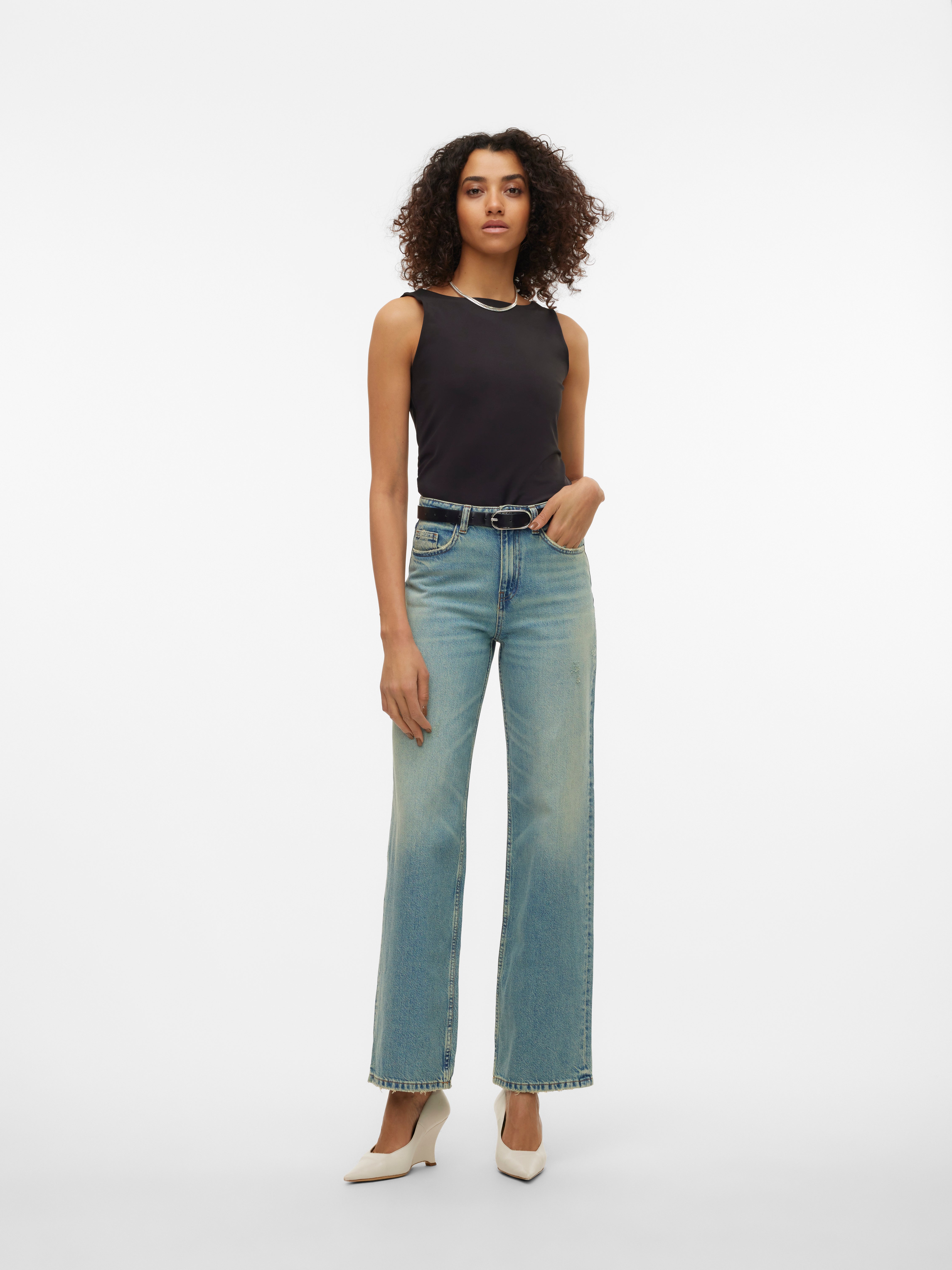 VERO MODA® VMTESSA High waist Wide Leg Fit Jeans