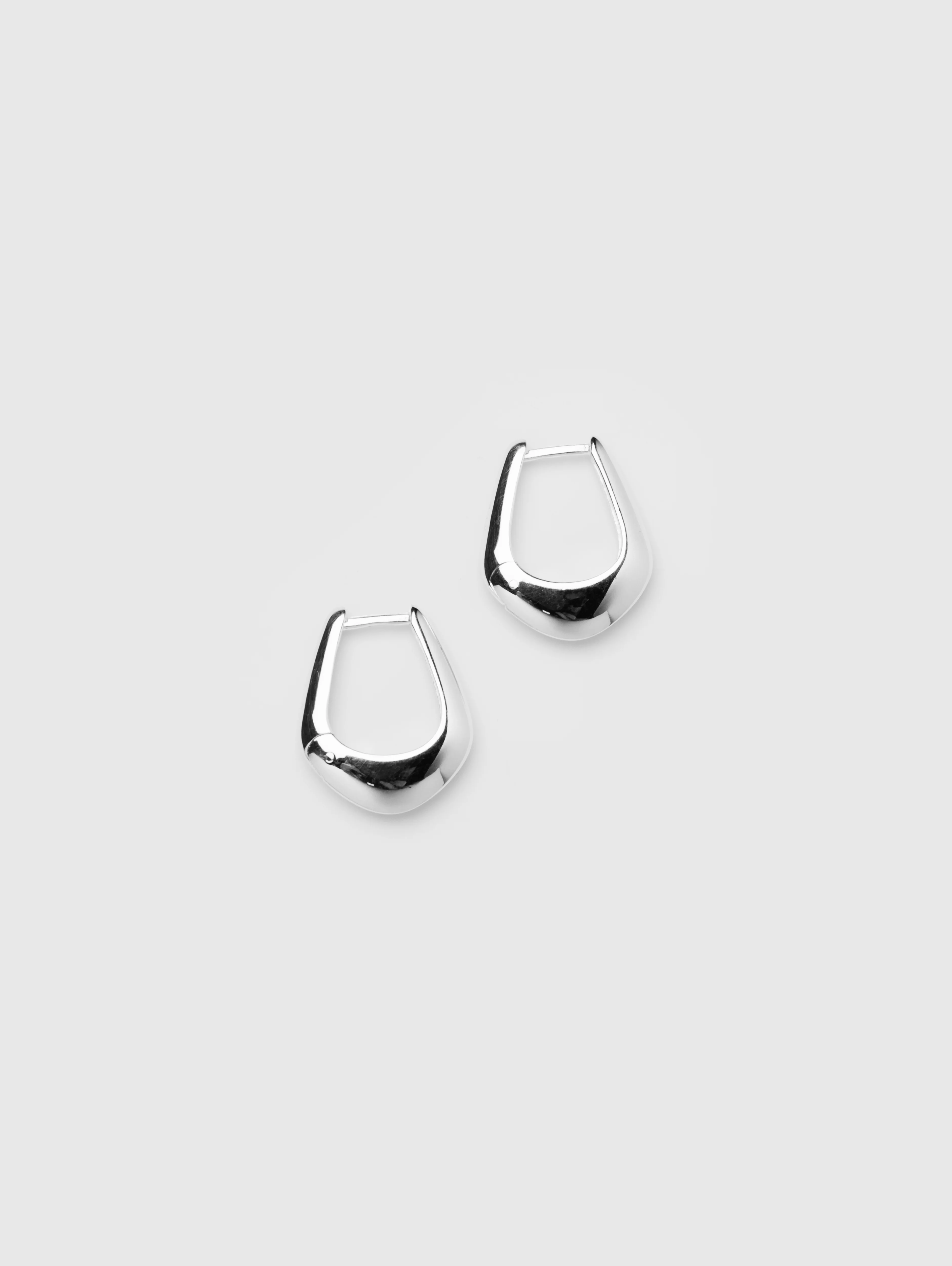 Mila Hoops in Sterling Silver