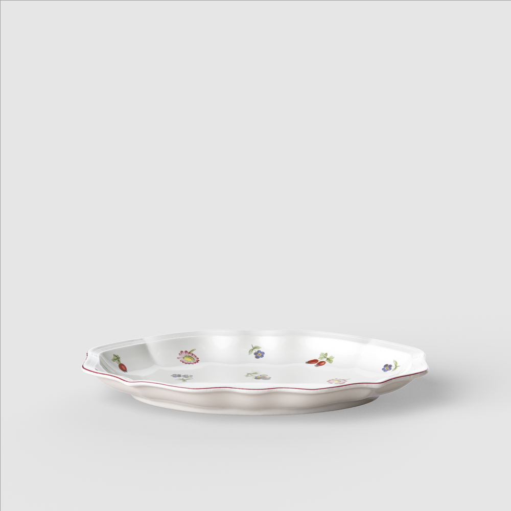 Petite Fleur Centerpiece bowl - White, Premium Porcelain