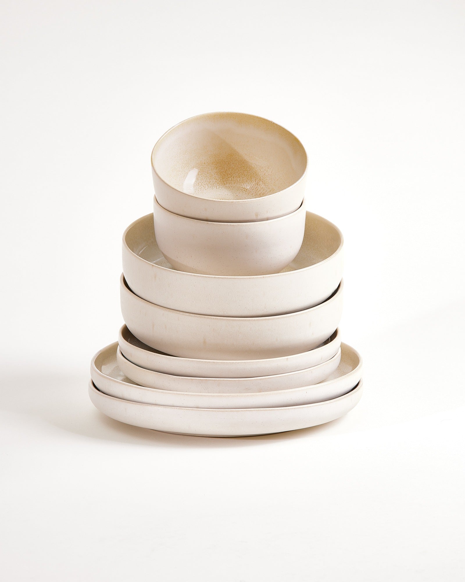 LOROSA - TABLEWARE SET MODERN SAND 8 PIECES