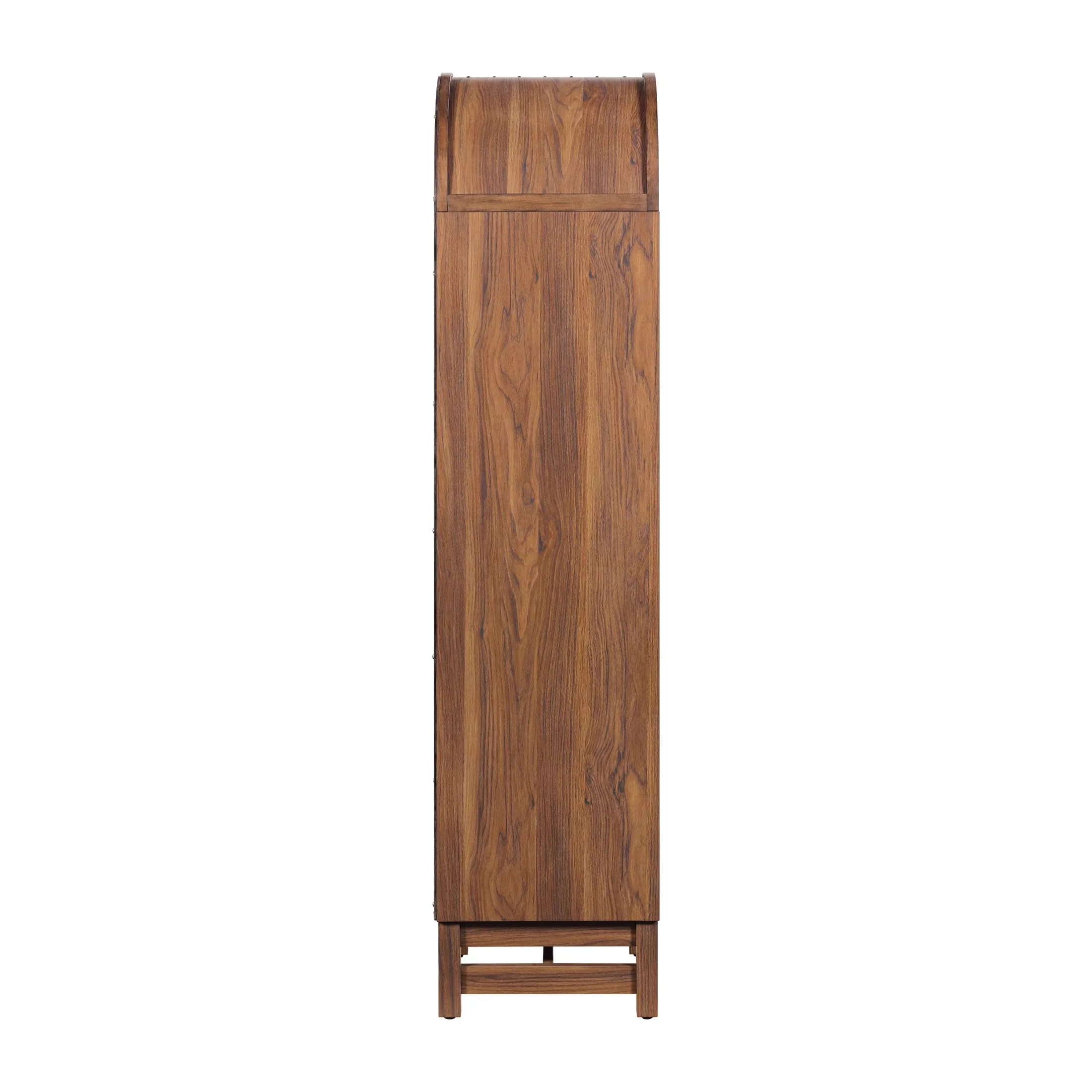 Better Homes & Gardens Juliet Narrow Arch Bookcase, Rich Black and Light Honey