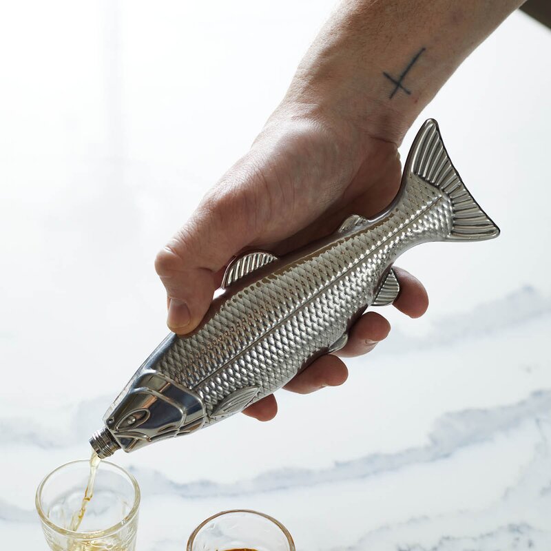Lommelerke 13 cl fisk stål