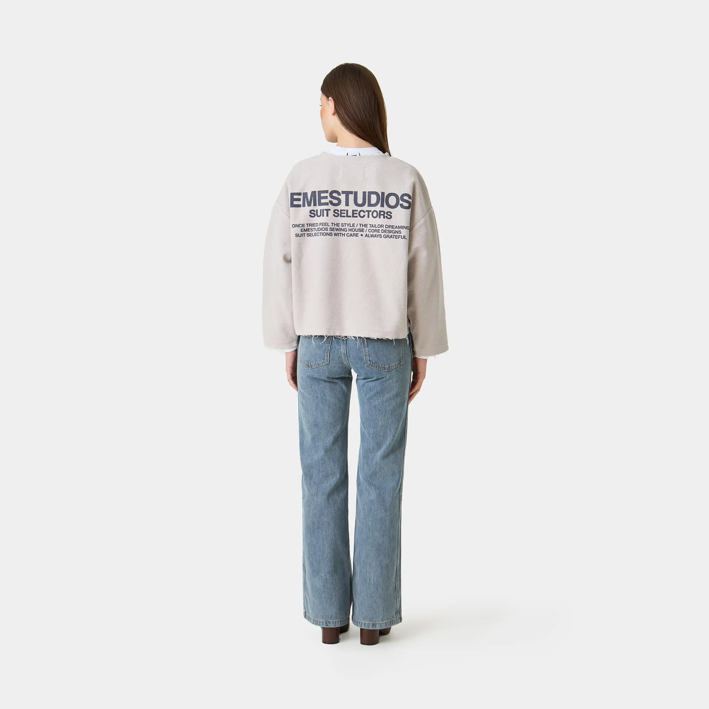 Suit Off Sand Oversized Crewneck