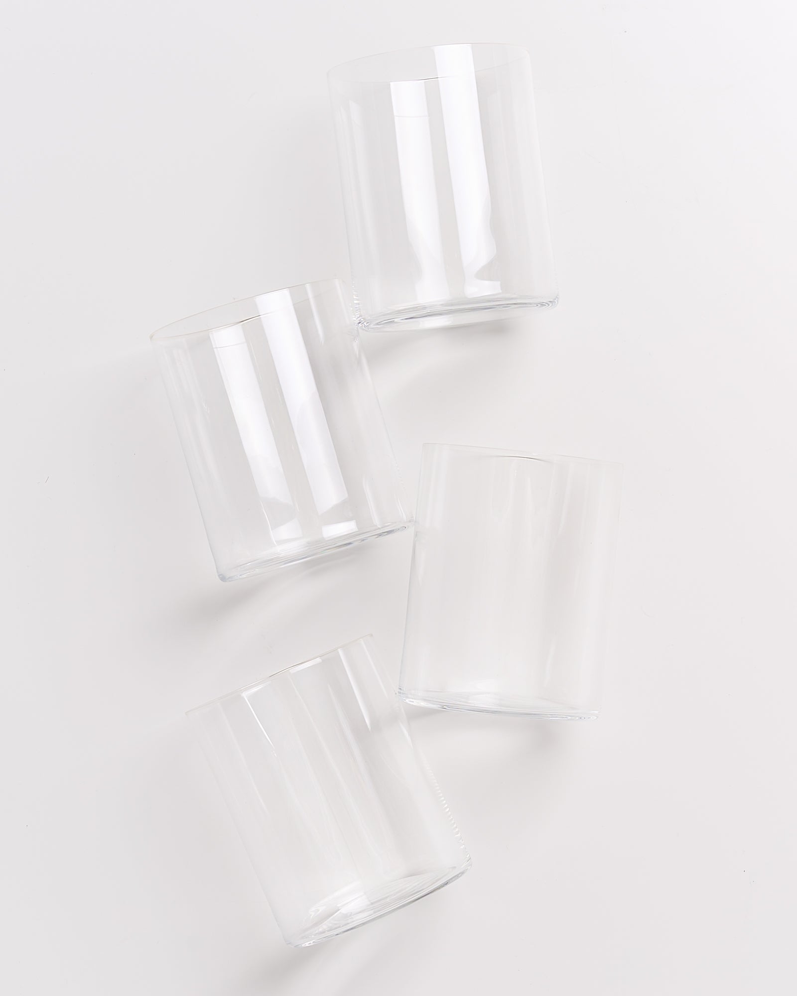 JOIA - LARGE GLASS TRANSPARENT SET OF 4