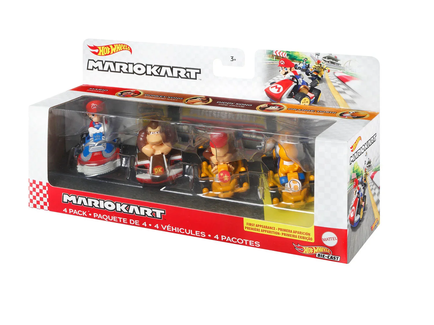 Hot Wheels Voitures jouet Mario Kart