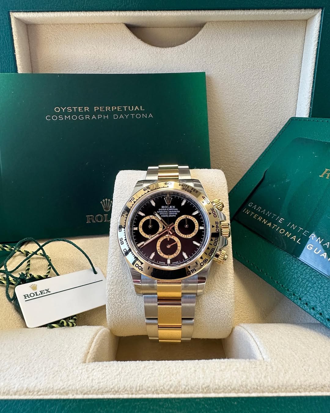 [Super Clone]Rolex Daytona 40mm 126503 Tw0-Tone Black Dial  m126503-0003