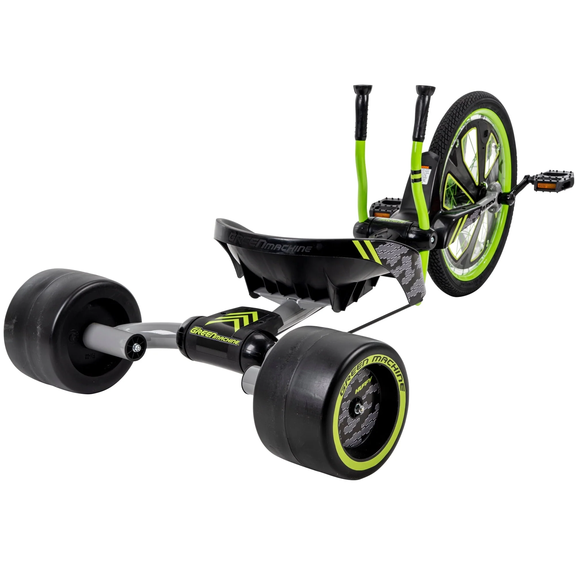 Green Machine 20-inch 3-Wheel Tricycle in Green and Gray - Image 4