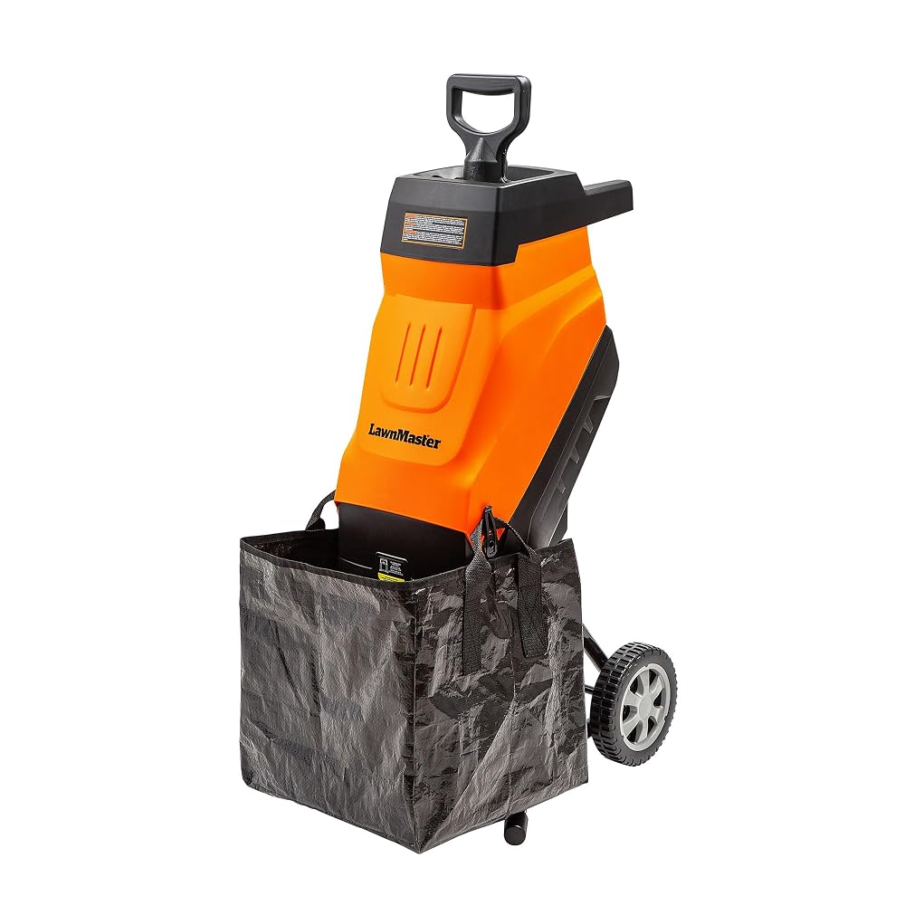 LawnMaster Electric Wood Chipper 1.8'' Cutting Diameter with Bag, FD1503