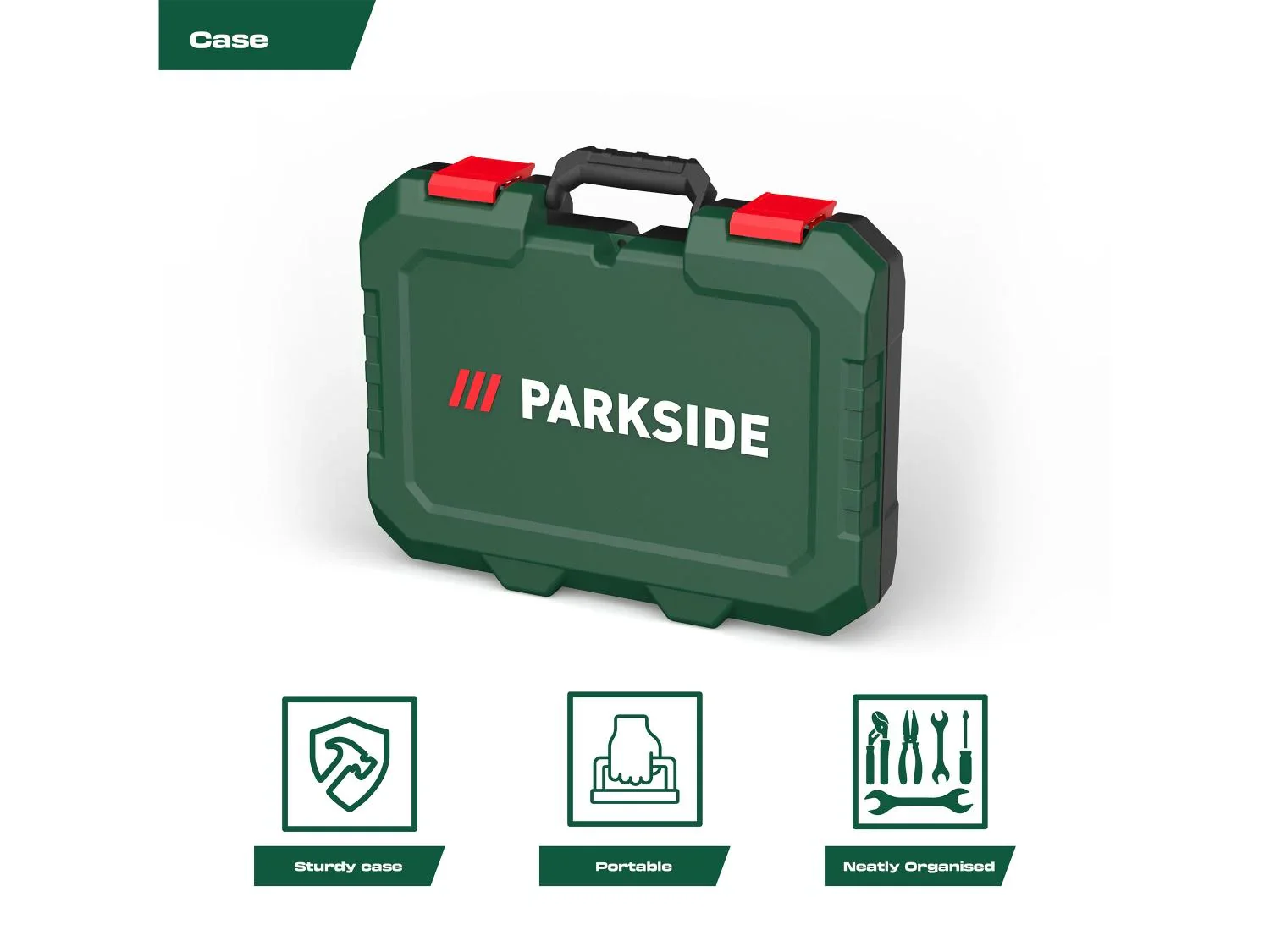 PARKSIDE Mallette  outils, 90 pices