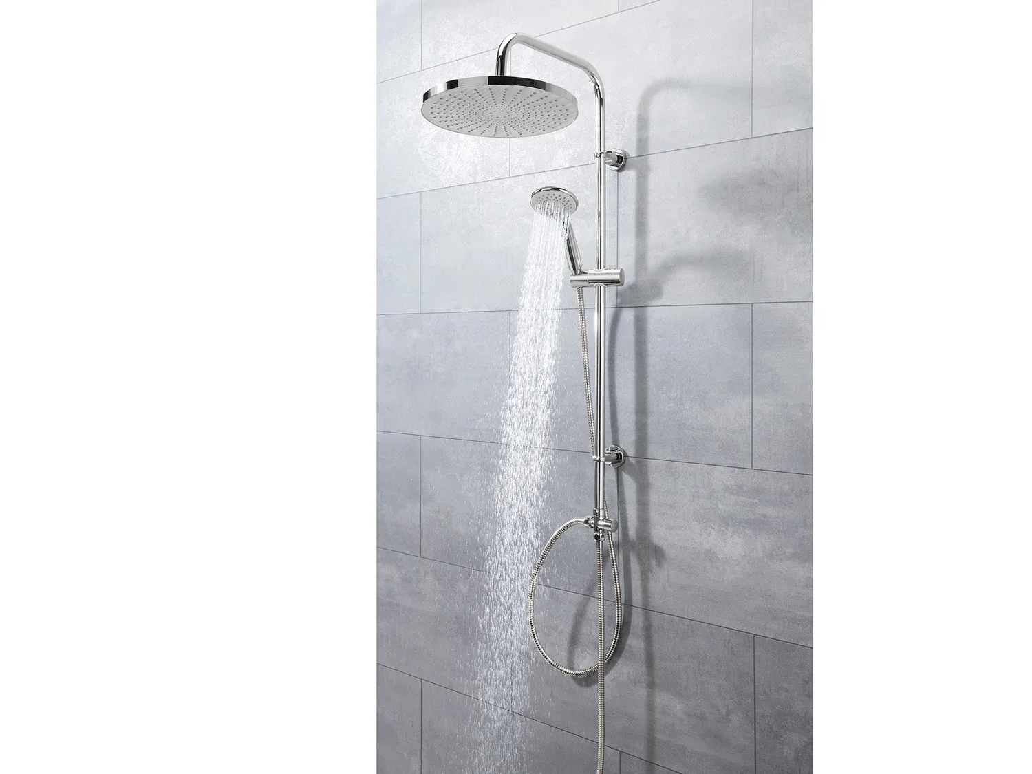 LIVARNO home Colonne de douche XXL avec systme anti-gouttes