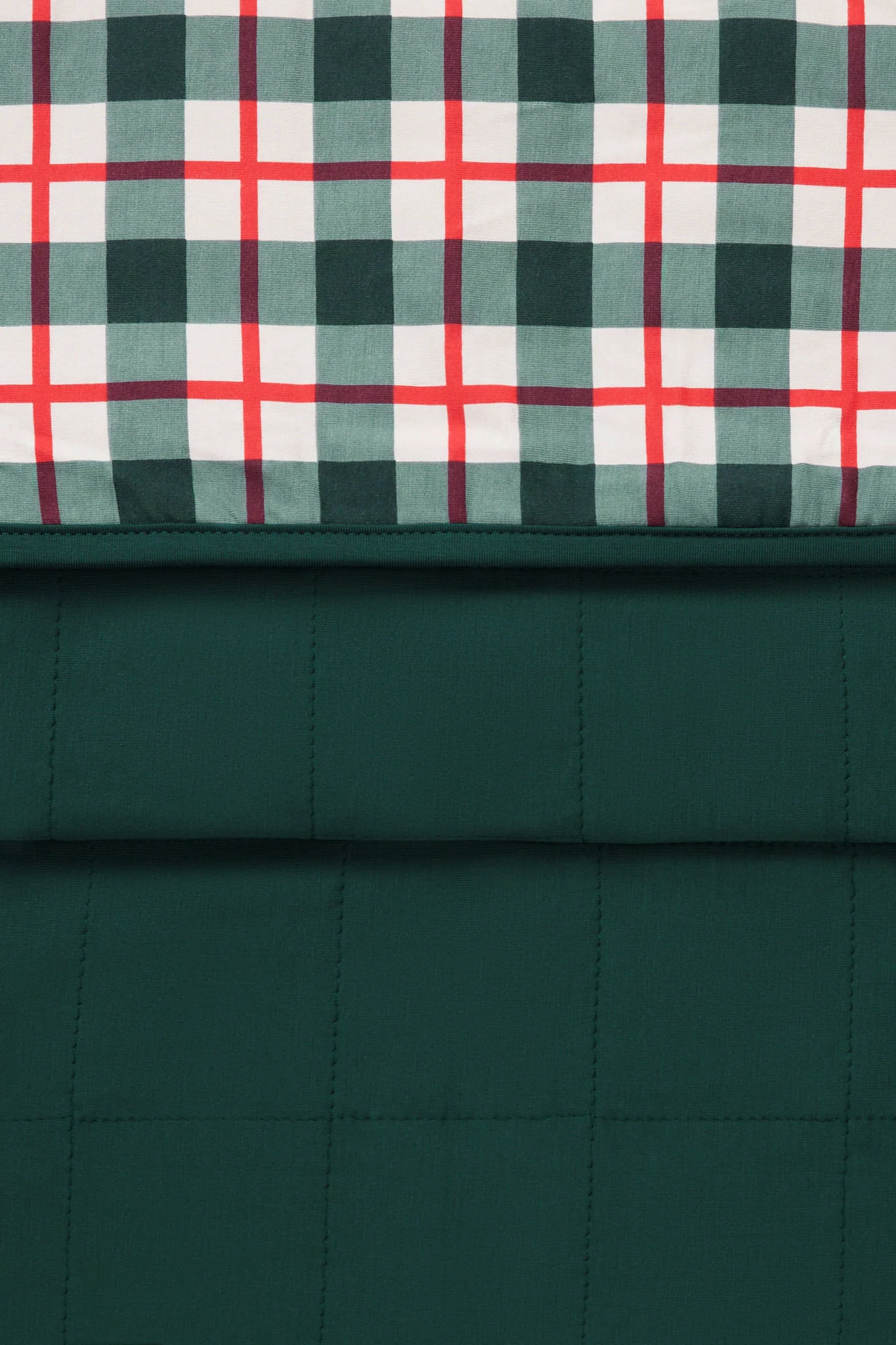 Adult Quilted Blanket in Holiday Plaid 2.5