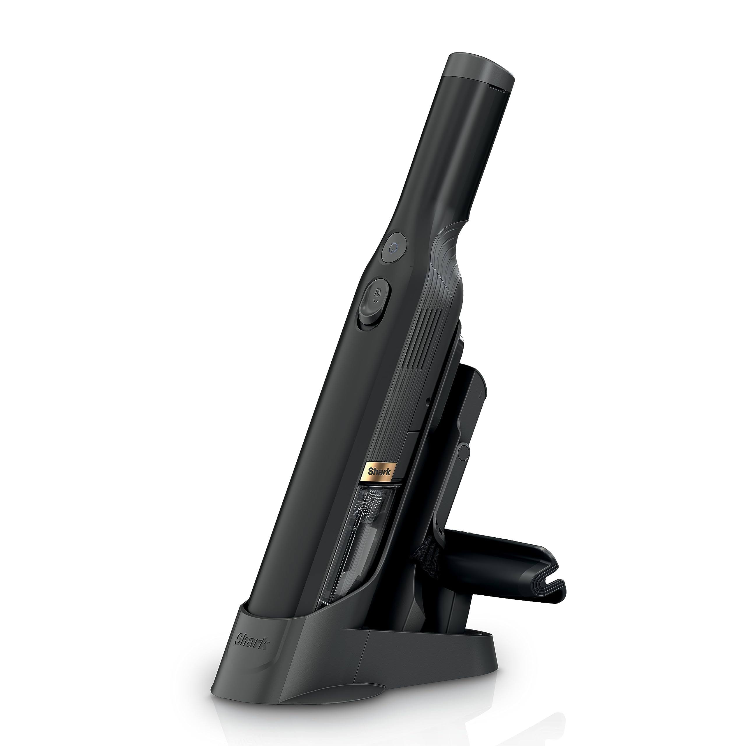 Shark WV201BK Wandvac Cordless Hand VAC, Lightweight & Portable at 1.4 lbs. with Powerful Suction, Charging Dock, One-Touch Empty for Car & Home