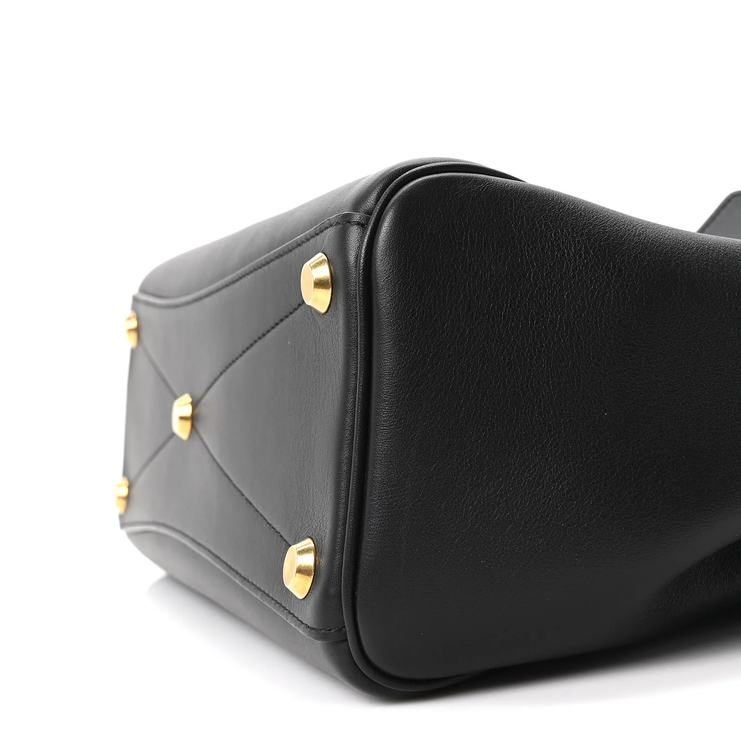 Smooth Calfskin Medium Bel Air Carry All Bag Black