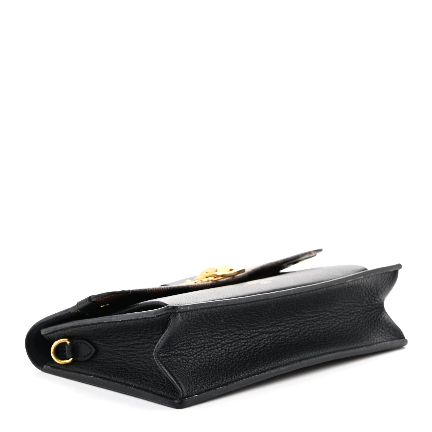 Damier Ebene Vavin Chain Wallet Black